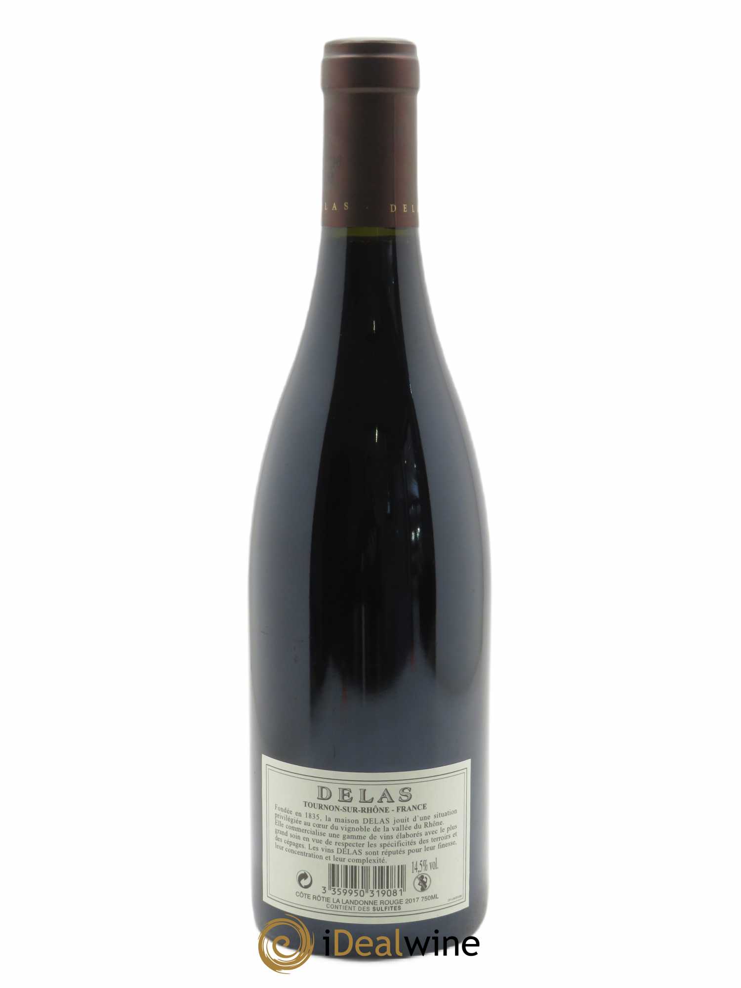 Côte-Rôtie La Landonne Delas Frères 2017 - Lot de 1 bouteille - 1