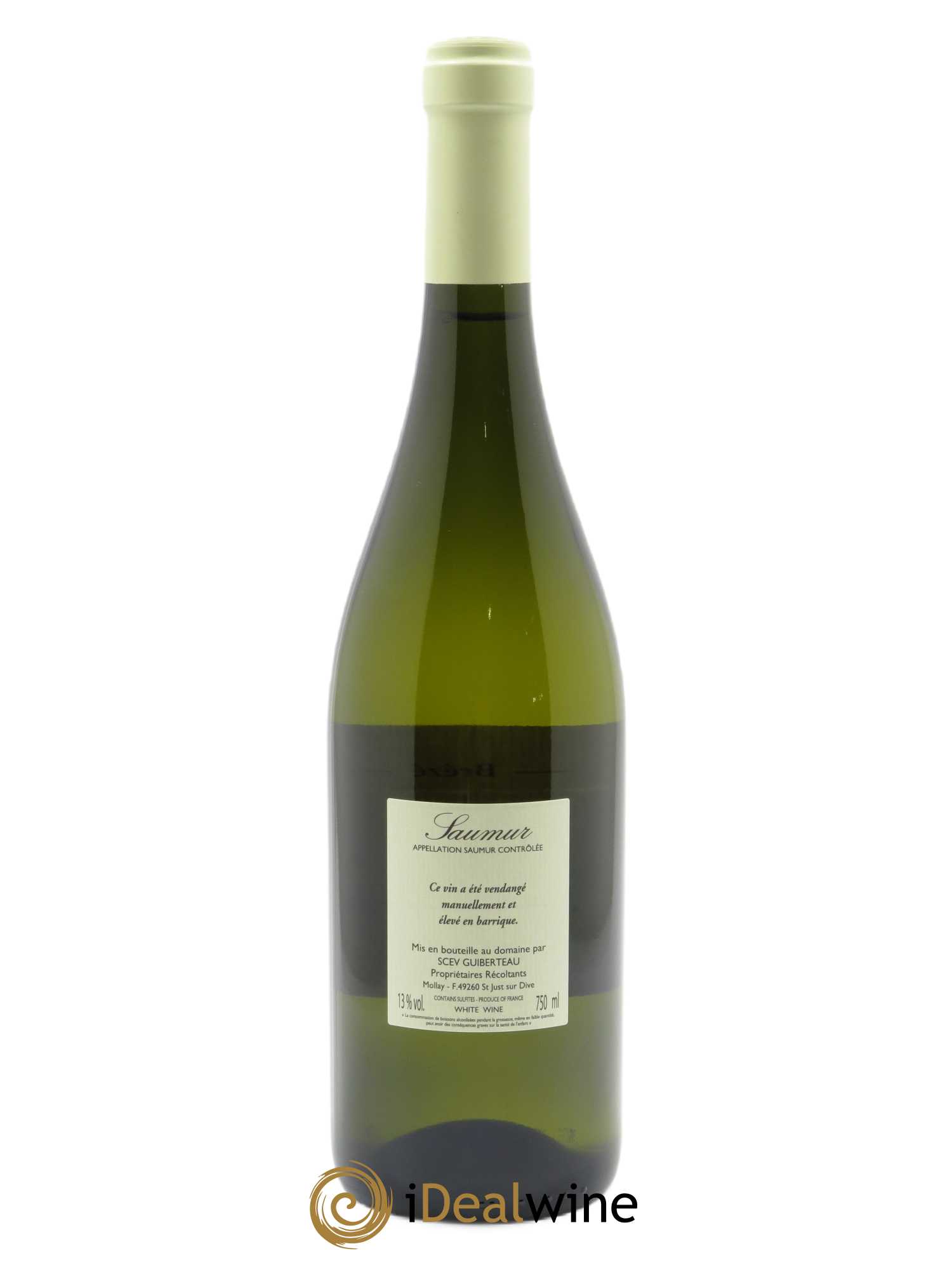 Saumur Brézé Domaine Guiberteau 2017 - Lot de 1 bouteille - 1