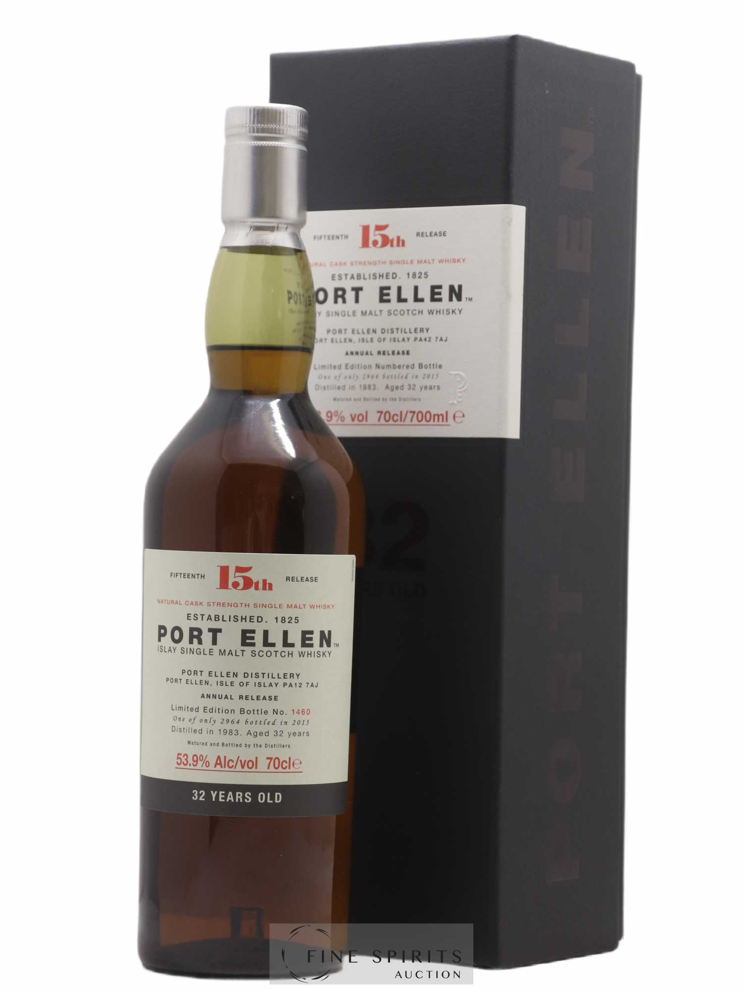 Port Ellen 32 years 1983 Of. 15th Release One of 2964 - bottled 2015 Limited Edition - Posten von 1 Flasche - 0
