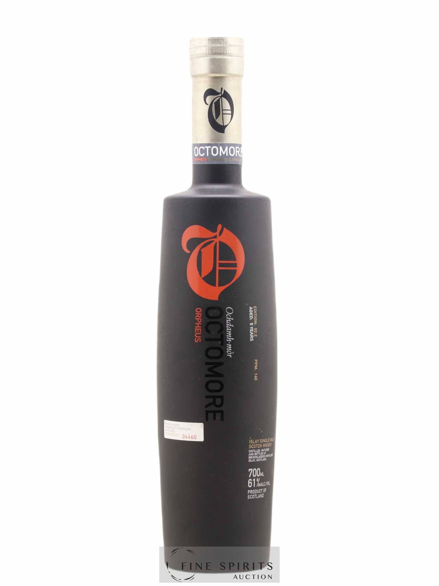 Octomore 5 years Of. Edition 02.2 Orpheus - One of 15000 Limited Edition - Posten von 1 Flasche - 1