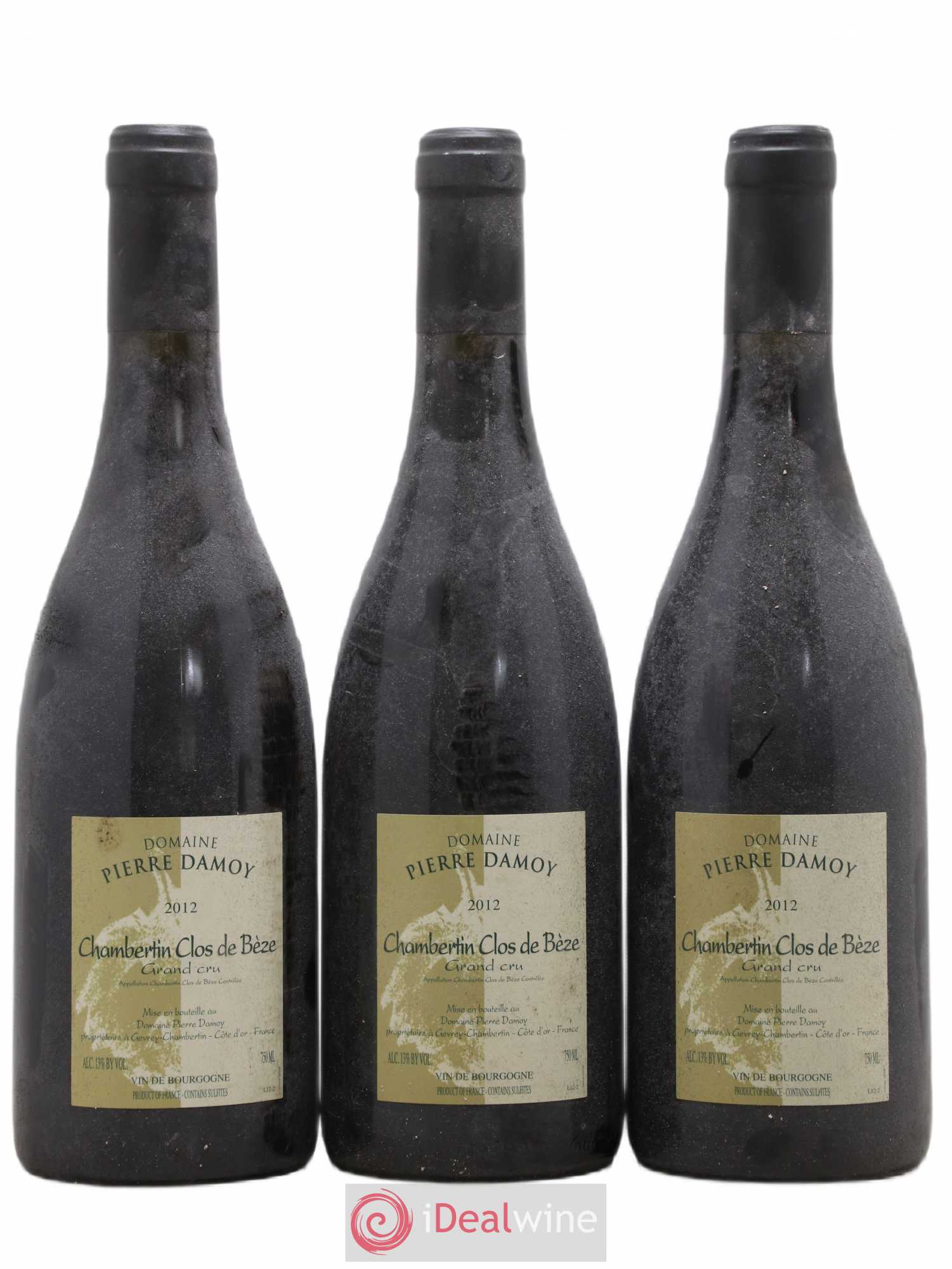 Chambertin Clos de Bèze Grand Cru Pierre Damoy 2012 - Lot de 3 bouteilles - 0