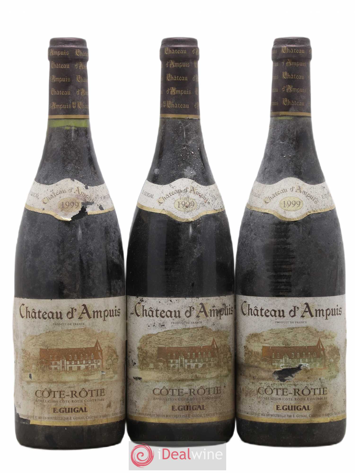 Côte-Rôtie Château d'Ampuis Guigal 1999 - Lot de 3 bouteilles - 0