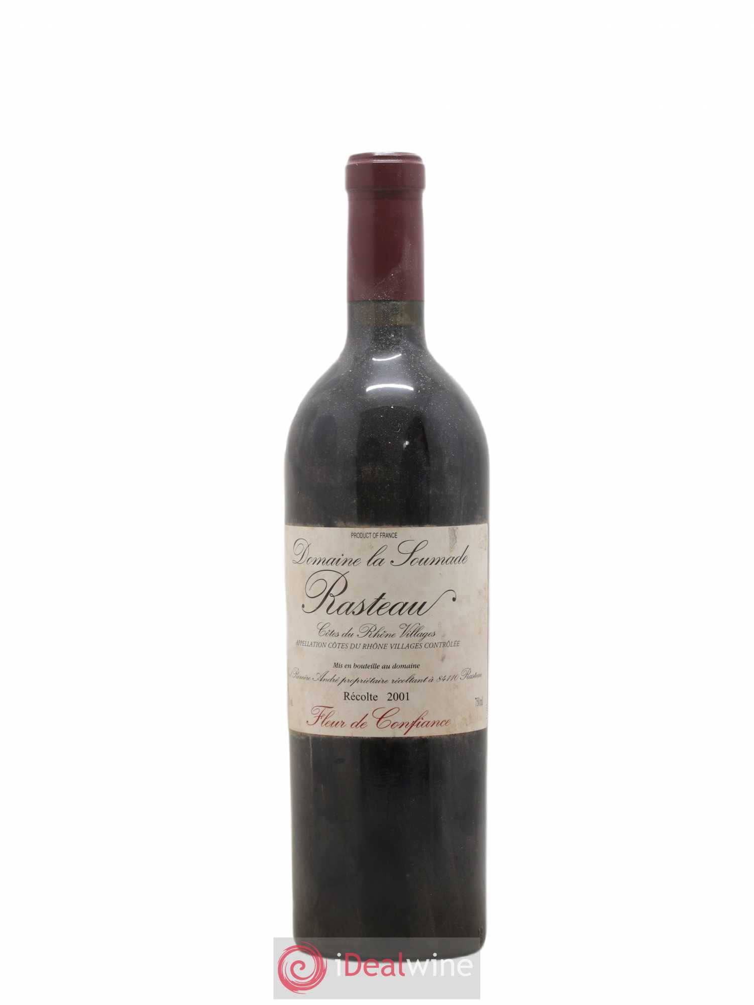 Rasteau Fleur de confiance La Soumade (Domaine) 2001 - Lot de 1 bouteille - 0