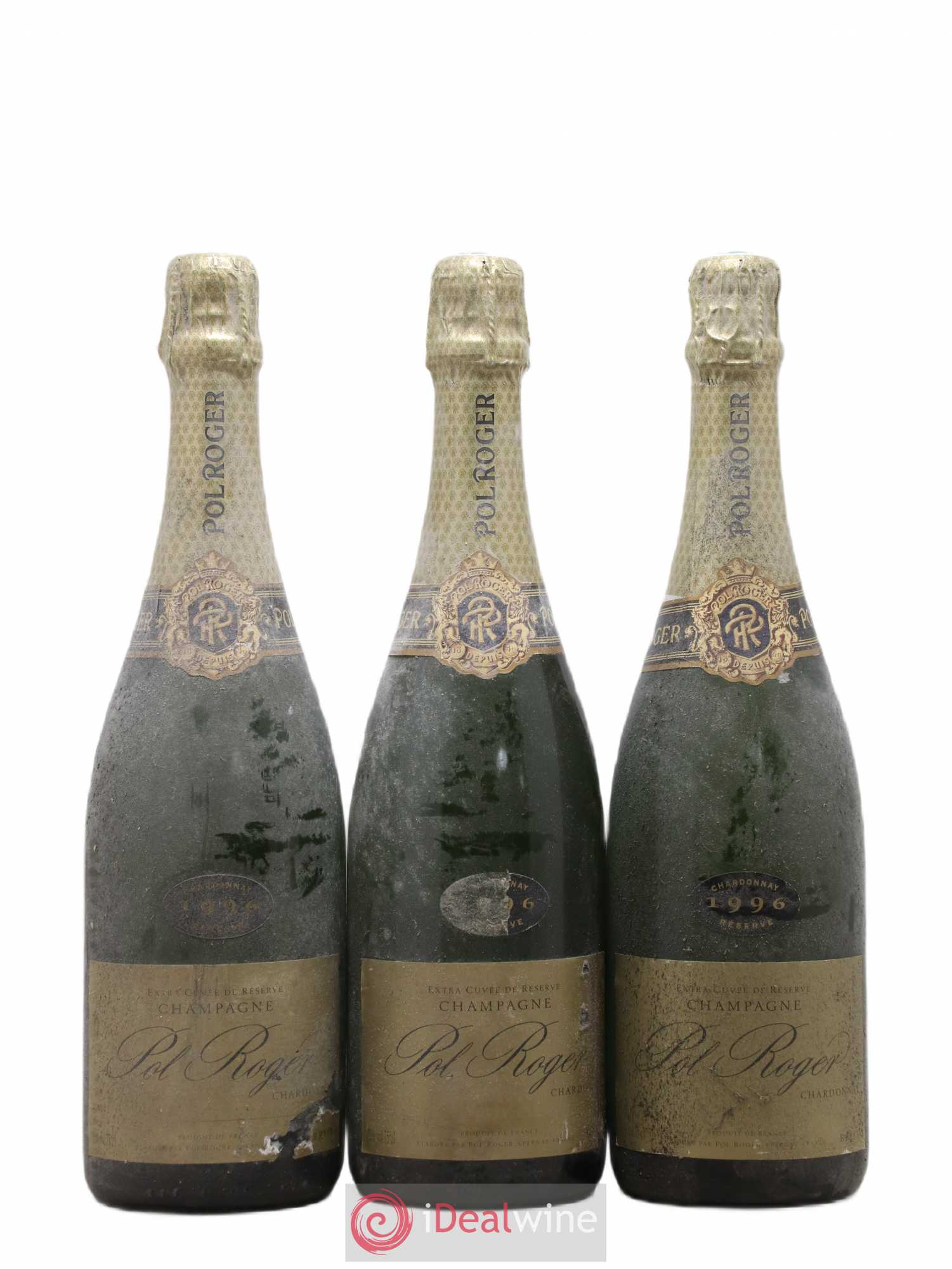 Brut Réserve Pol Roger 1996 - Lot de 3 bouteilles - 0