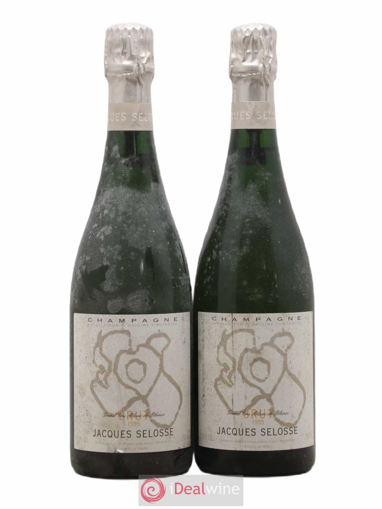 Grand Cru Blanc de Blancs Brut Jacques Selosse 1995 - Lot de 2 bouteilles - 0