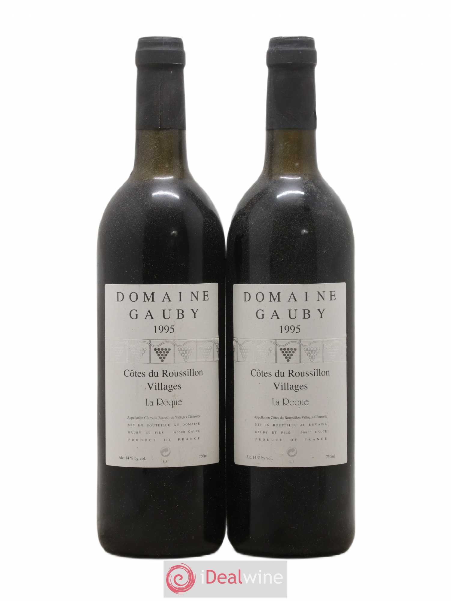 Côtes du Roussillon Villages La Roque Gauby (Domaine) 1995 - Lot de 2 bouteilles - 0