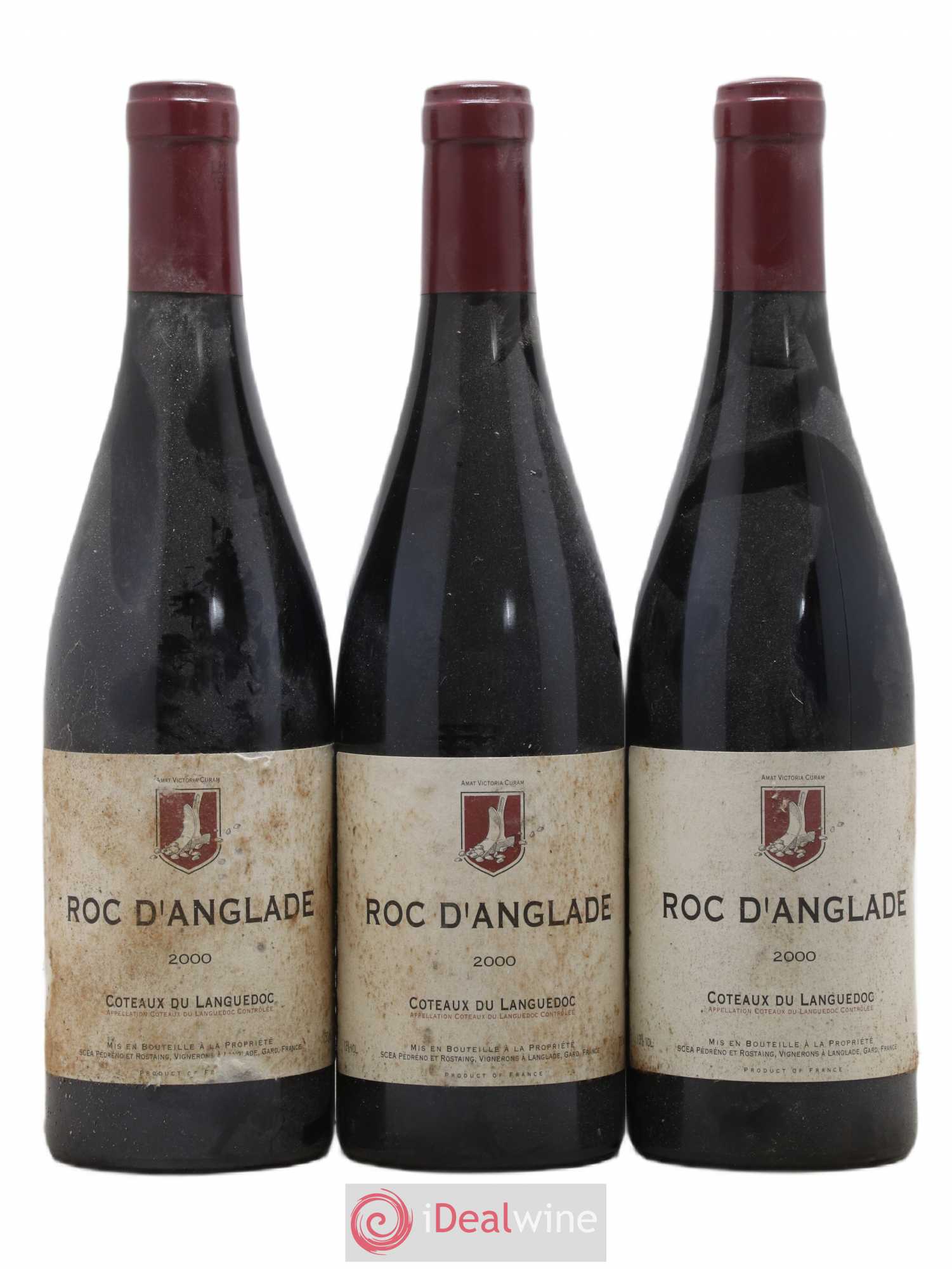 Gard Roc d'Anglade Rémy Pédréno 2000 - Lot of 3 bottles - 0