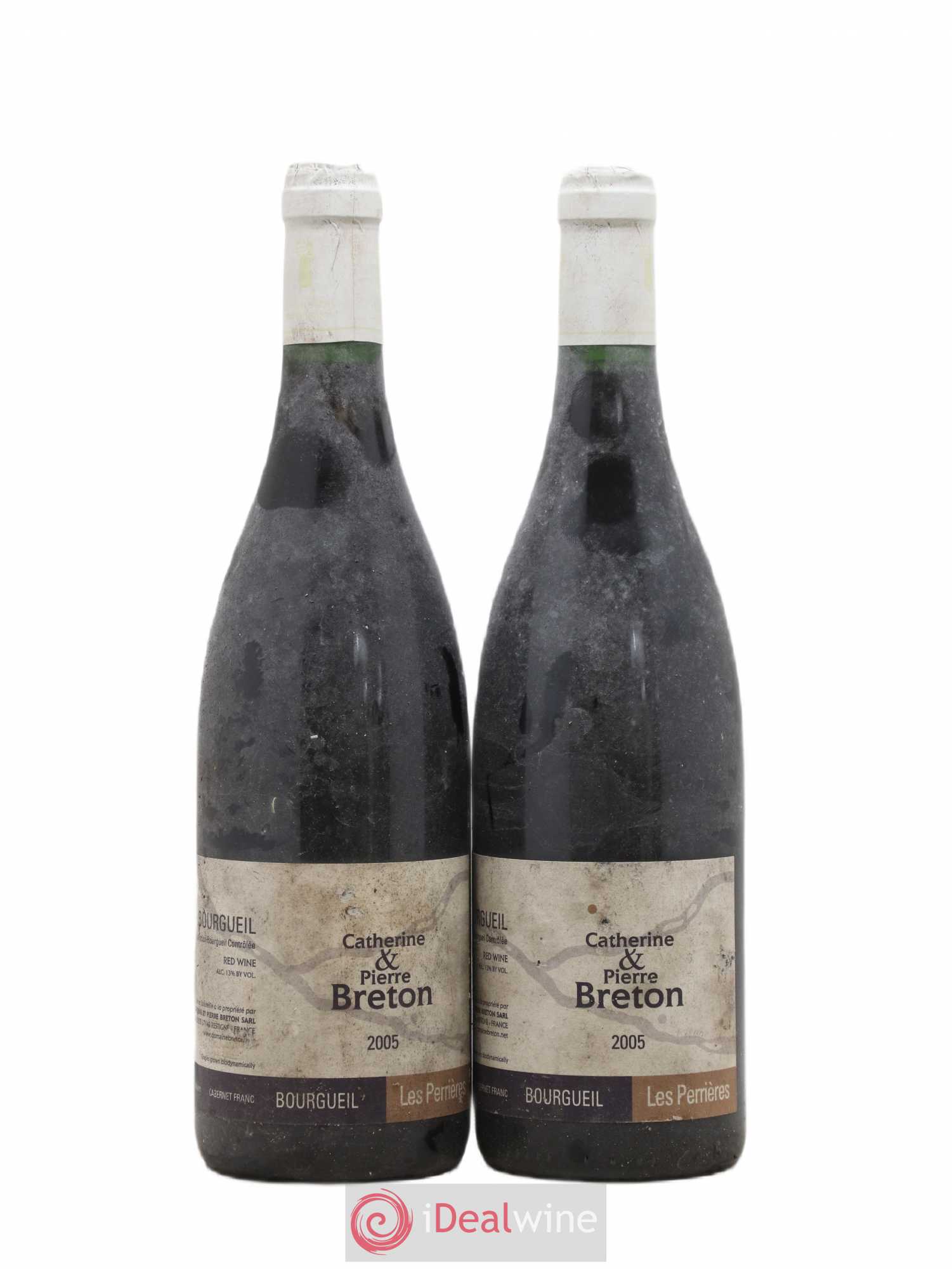 Bourgueil Les Perrières Catherine et Pierre Breton 2005 - Lot de 2 bouteilles - 0