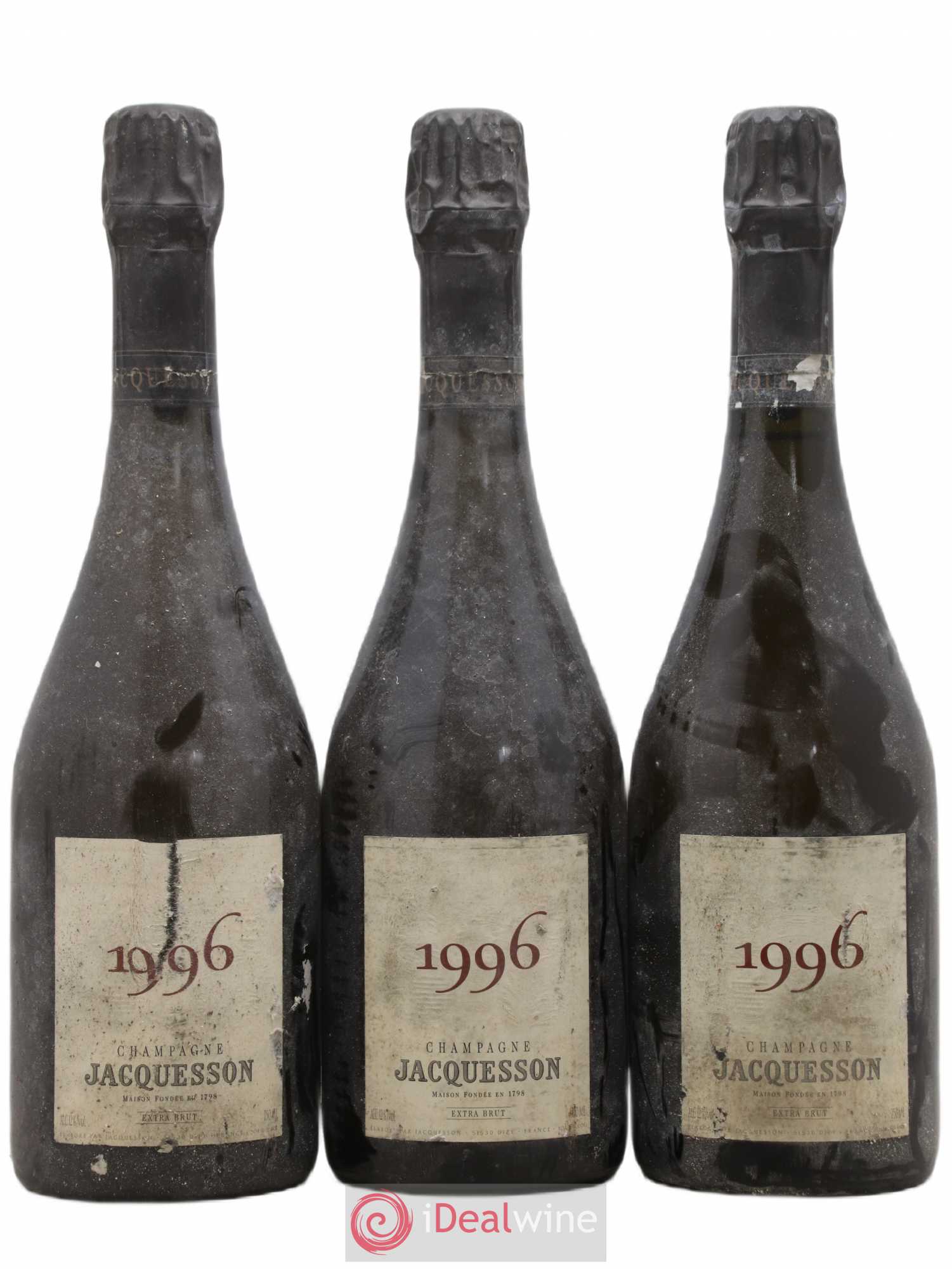 Millésimé Jacquesson Grand Cru Extra Brut Jacquesson & Fils 1996 - Posten von 3 Flaschen - 0