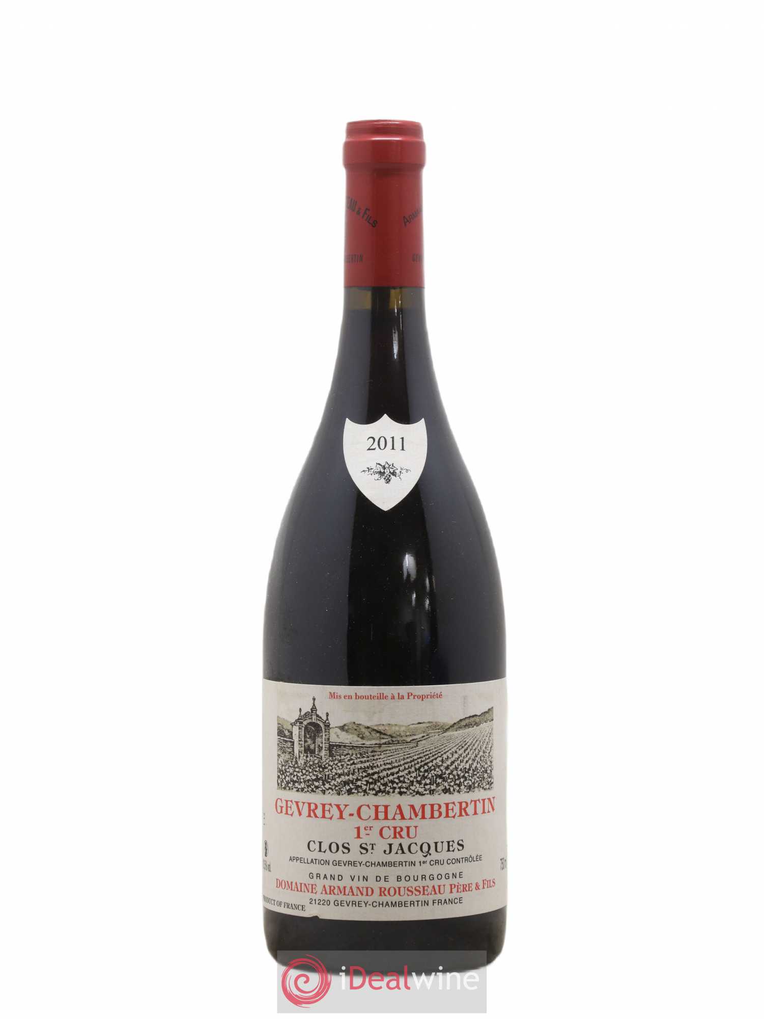 Gevrey-Chambertin 1er Cru Clos Saint-Jacques Armand Rousseau (Domaine) 2011 - Lot de 1 bouteille - 0