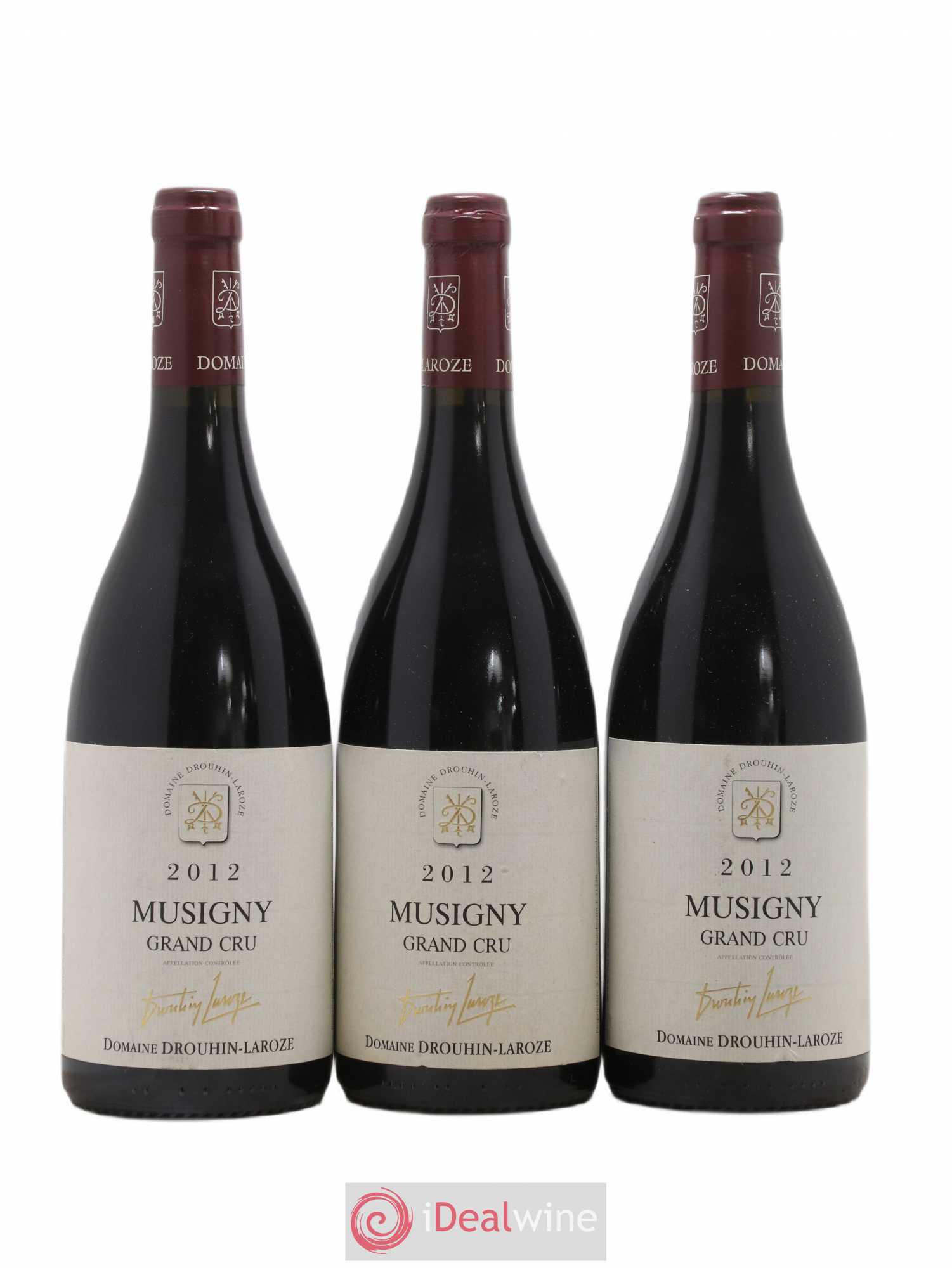 Musigny Grand Cru Domaine Drouhin-Laroze 2012 - Lot de 3 bouteilles - 0