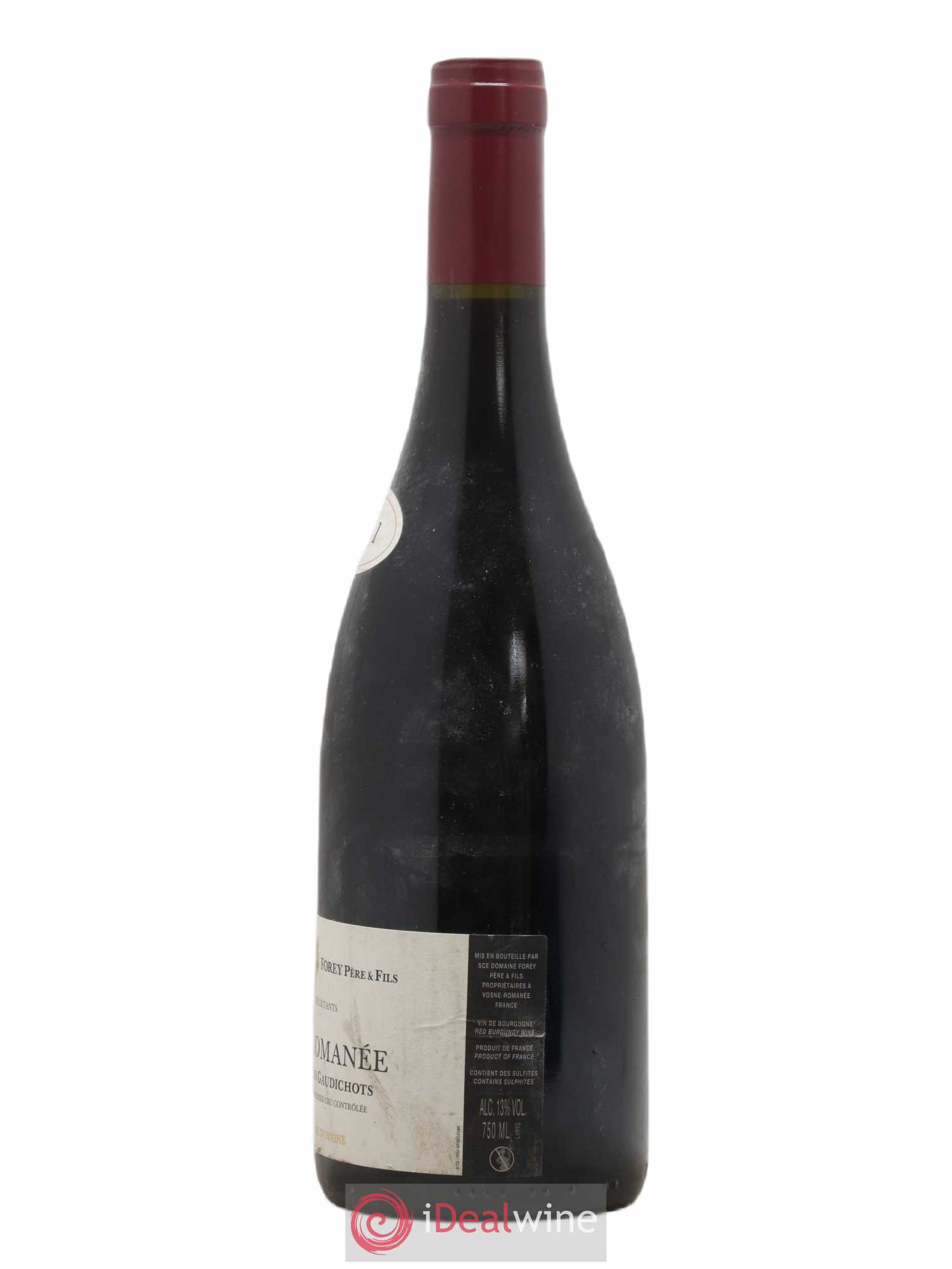 Vosne-Romanée 1er Cru Les Gaudichots Forey Père et Fils (Domaine) 2011 - Lot de 1 bouteille - 1