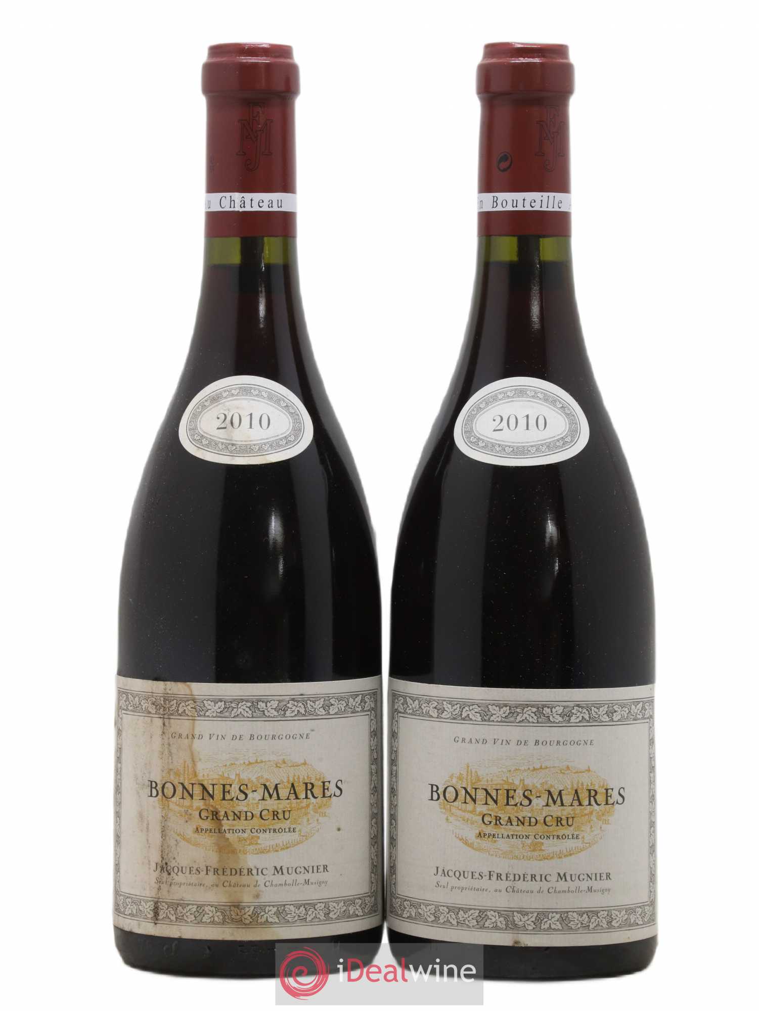 Bonnes-Mares Grand Cru Jacques-Frédéric Mugnier 2010 - Lot de 2 bouteilles - 0
