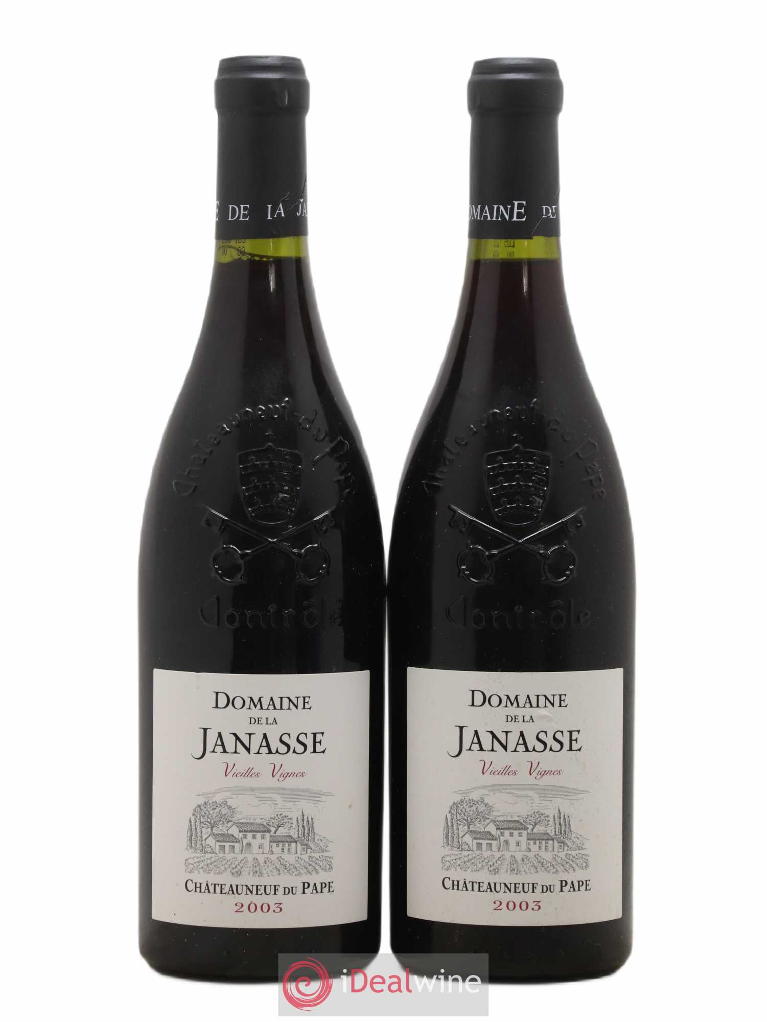 Châteauneuf-du-Pape Cuvée Vieilles Vignes La Janasse (Domaine de) 2003 - Lot de 2 bouteilles - 0