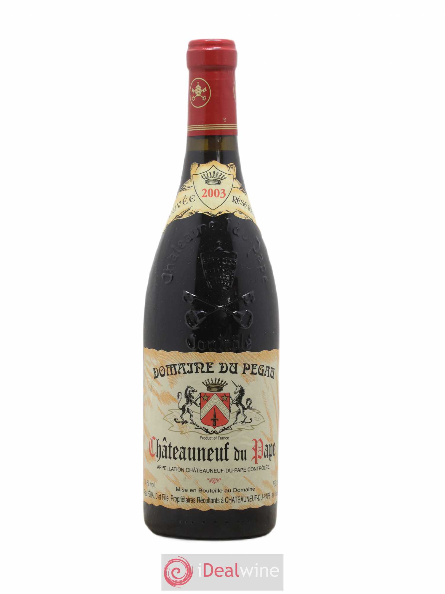 Châteauneuf-du-Pape Domaine du Pégau Cuvée Réservée Paul et Laurence Féraud 2003 - Lot de 1 bouteille - 0