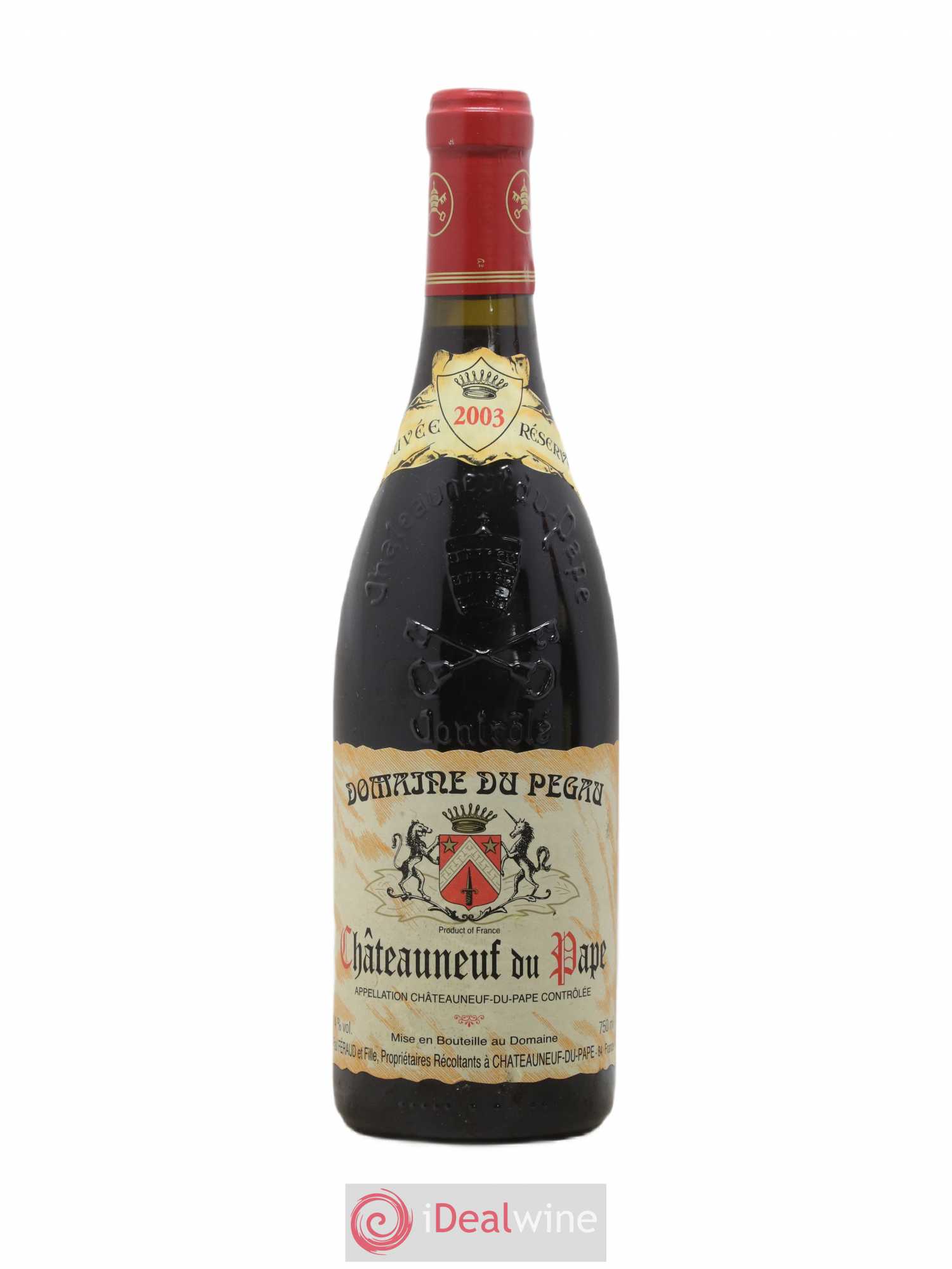 Châteauneuf-du-Pape Domaine du Pégau Cuvée Réservée Paul et Laurence Féraud 2003 - Lot de 1 bouteille - 0