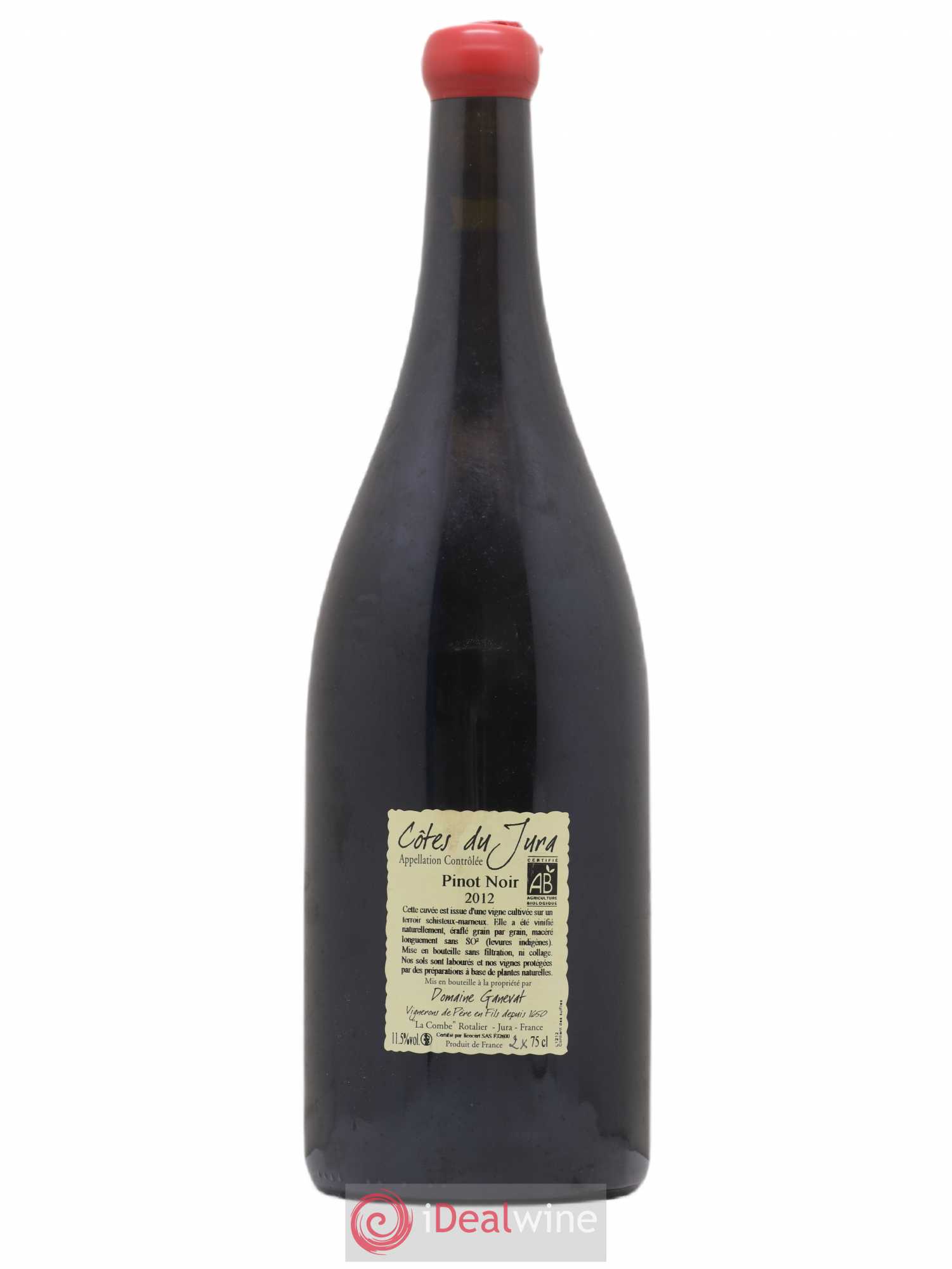 Côtes du Jura Julien En Billat Jean-François Ganevat (Domaine) Pinot Noir 2012 - Lot de 1 magnum - 1
