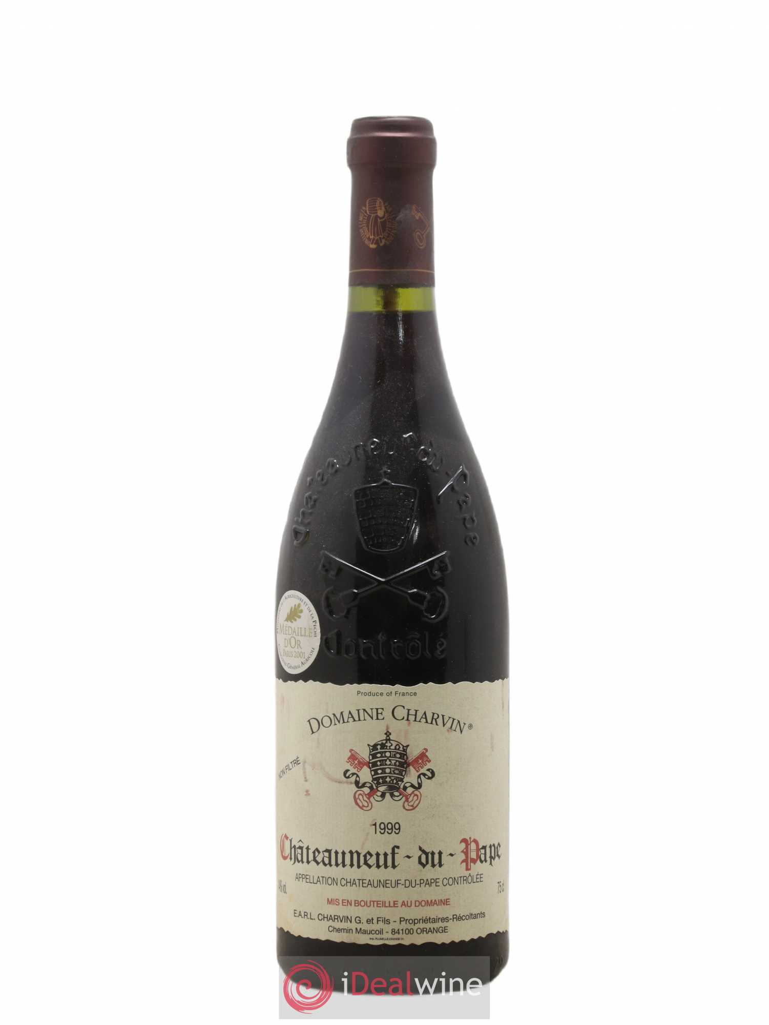 Châteauneuf-du-Pape Charvin (Domaine) 1999 - Lot de 1 bouteille - 0