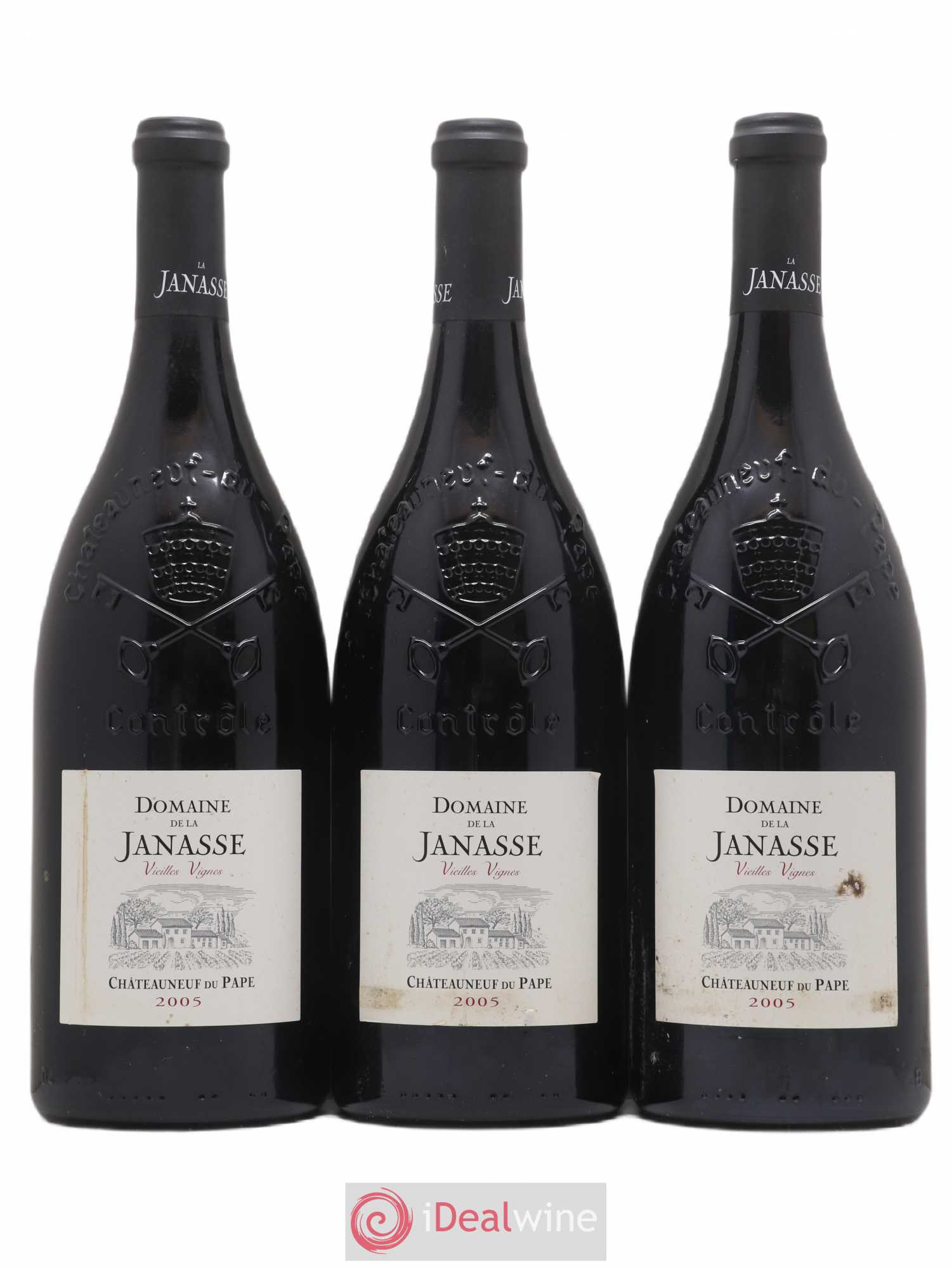 Châteauneuf-du-Pape Cuvée Vieilles Vignes La Janasse (Domaine de) 2005 - Lot de 3 magnums - 0