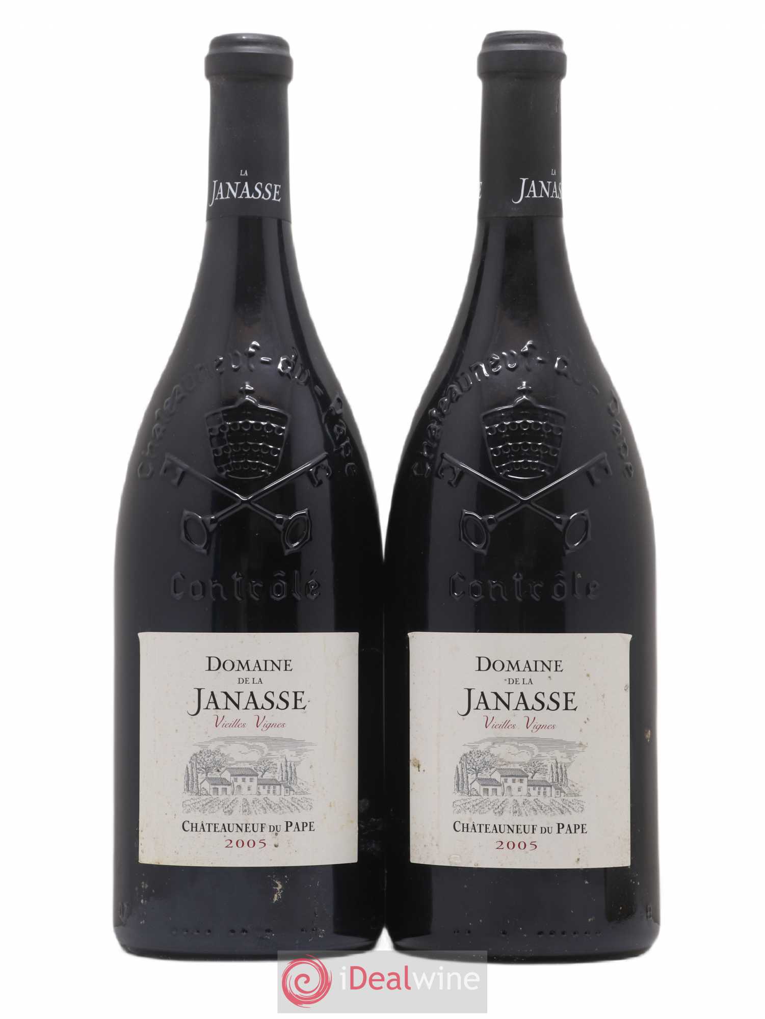 Châteauneuf-du-Pape Cuvée Vieilles Vignes La Janasse (Domaine de) 2005 - Lot de 2 magnums - 0