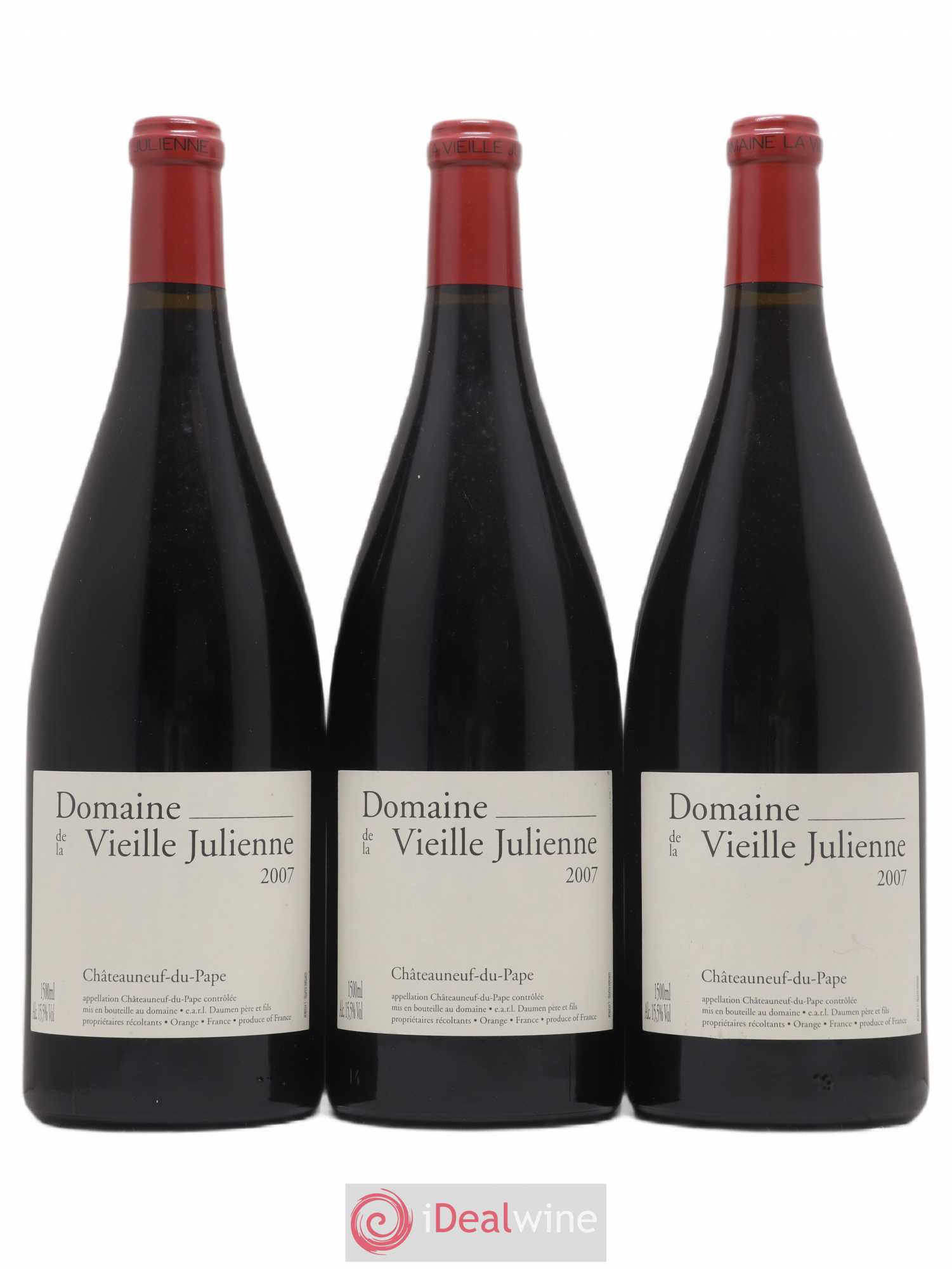 Châteauneuf-du-Pape Vieille Julienne (Domaine de la) Jean-Paul Daumen 2007 - Lot de 3 magnums - 0