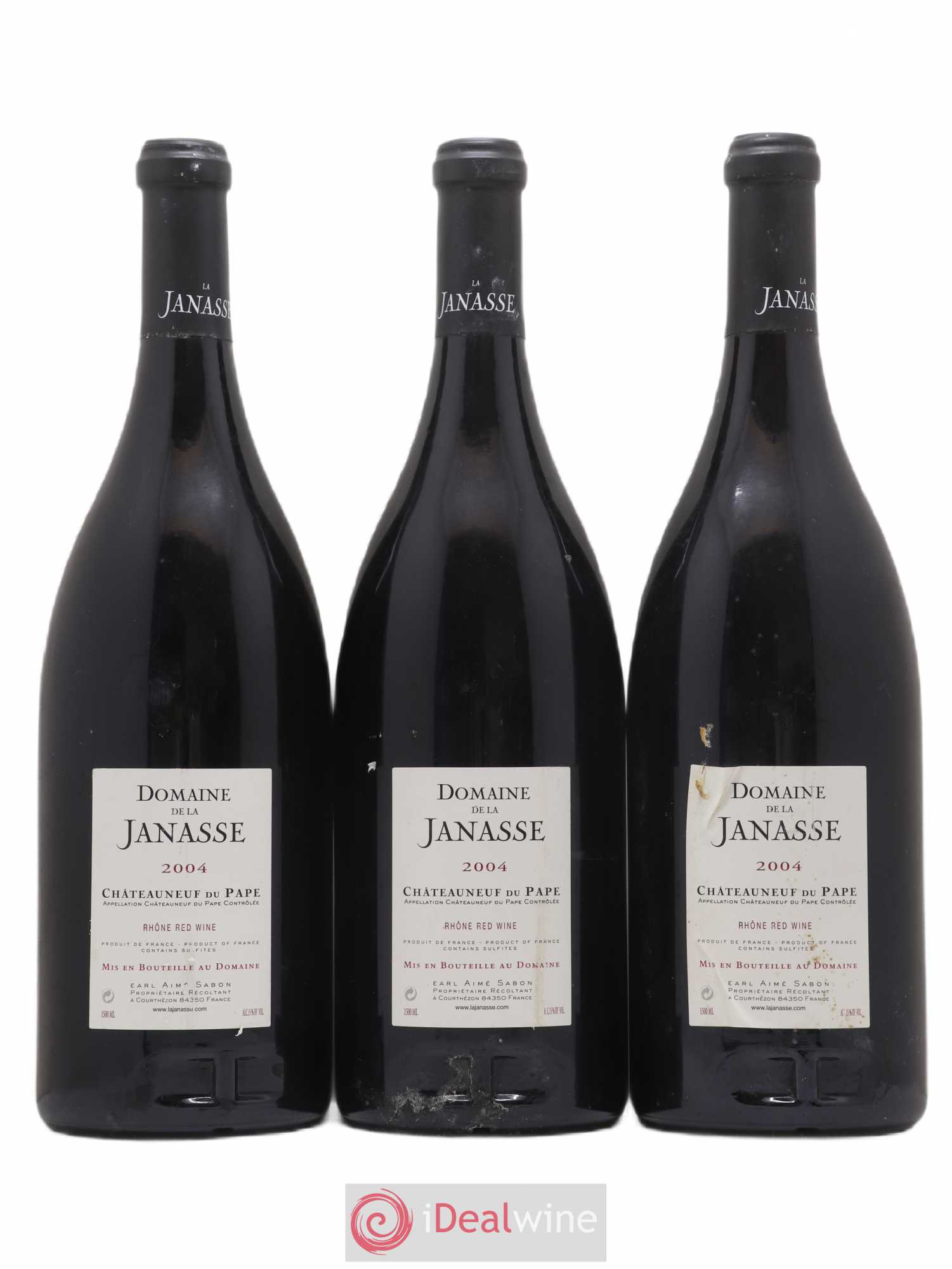 Châteauneuf-du-Pape Cuvée Vieilles Vignes La Janasse (Domaine de) 2004 - Lot de 3 magnums - 1
