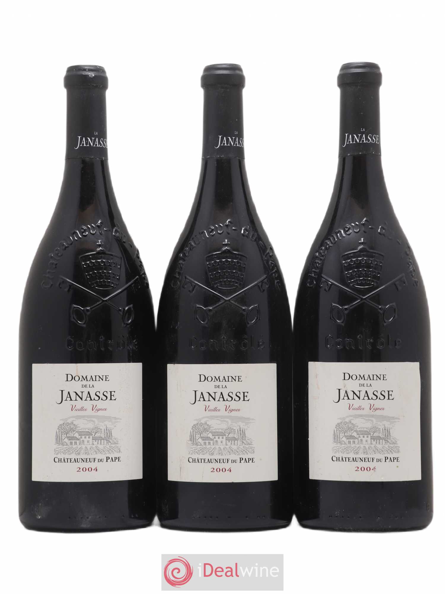 Châteauneuf-du-Pape Cuvée Vieilles Vignes La Janasse (Domaine de) 2004 - Lot de 3 magnums - 0