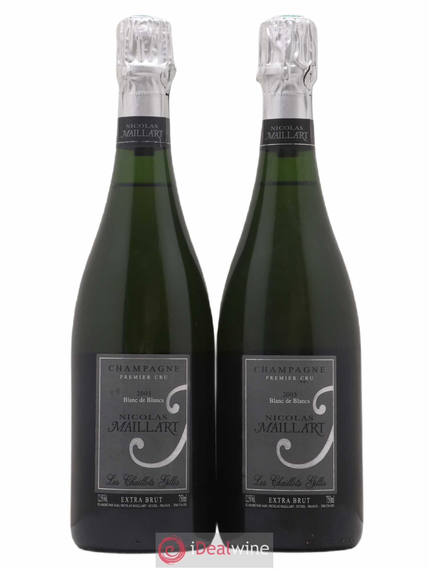 Champagne 2003 - Posten von 2 Flaschen - 0