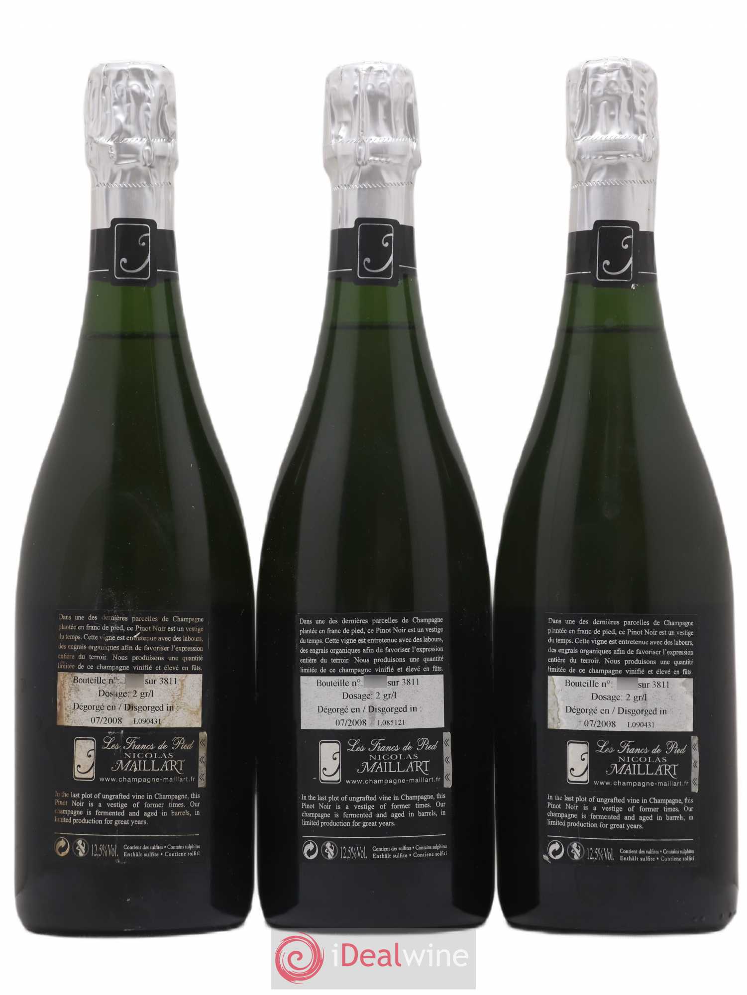 Champagne 2003 - Posten von 3 Flaschen - 1