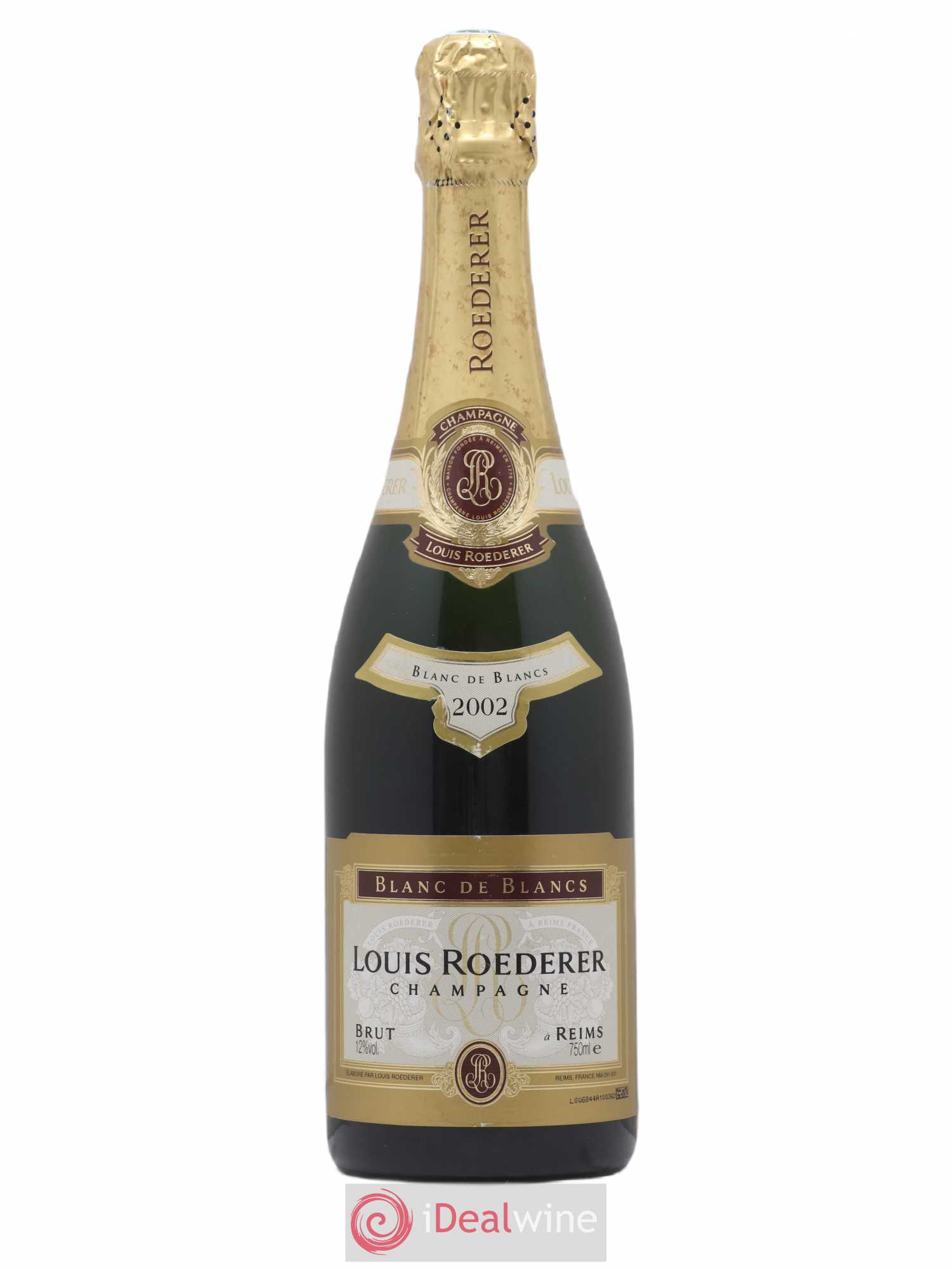 Blanc de Blancs Brut Louis Roederer 2002 - Lot de 1 bouteille - 0