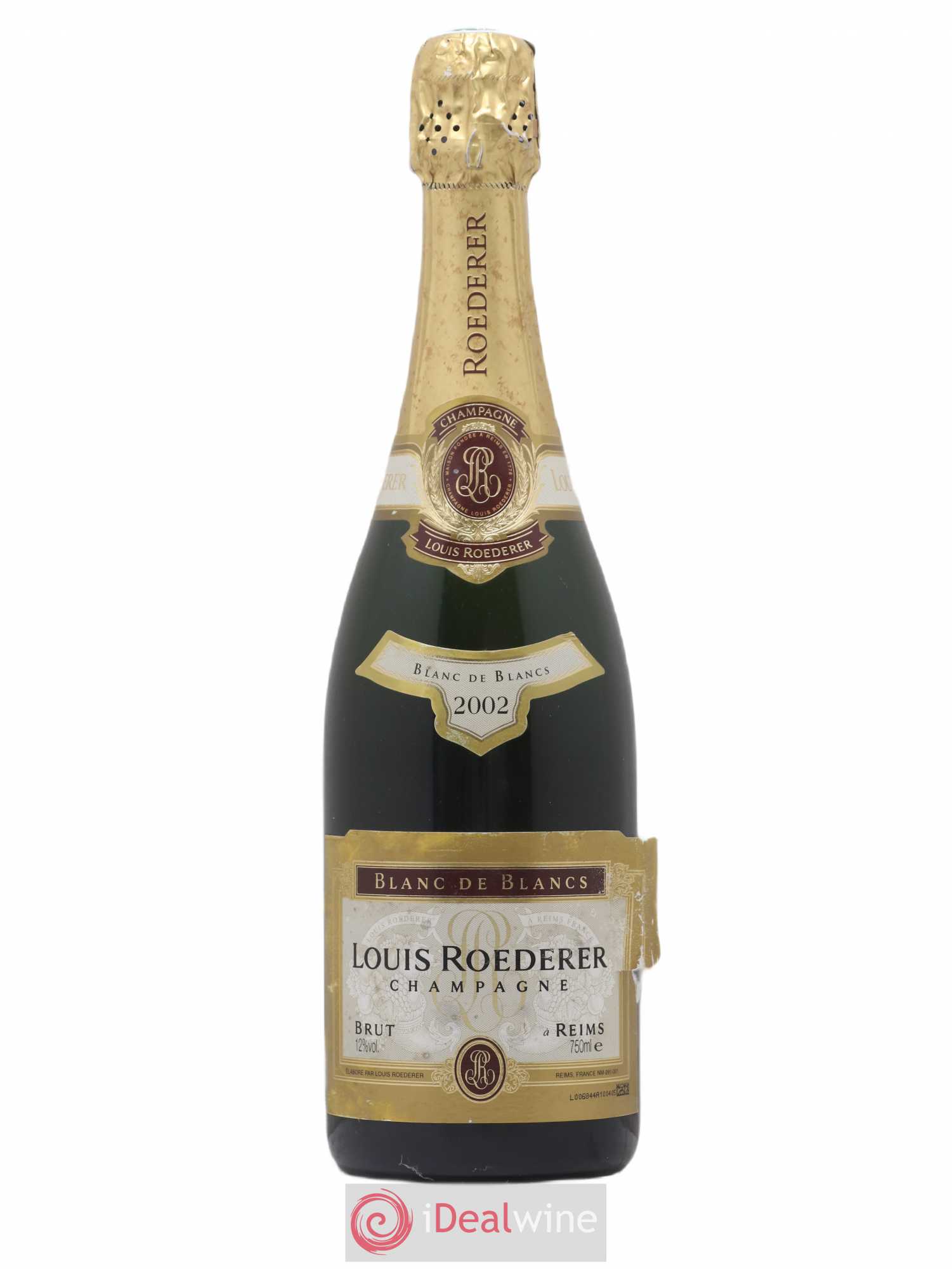 Blanc de Blancs Brut Louis Roederer 2002 - Lot de 1 bouteille - 0