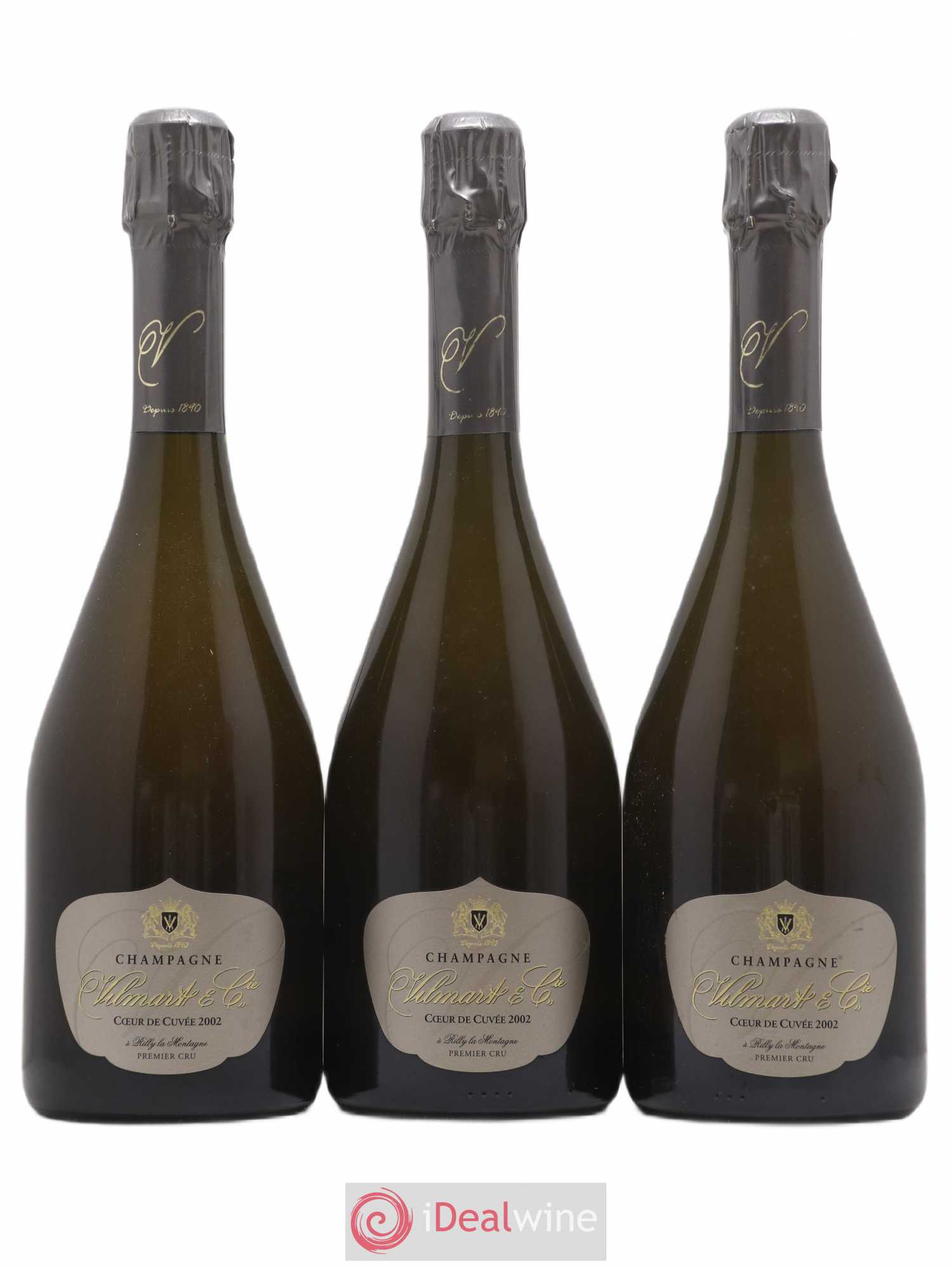 Champagne 2002 - Posten von 3 Flaschen - 0