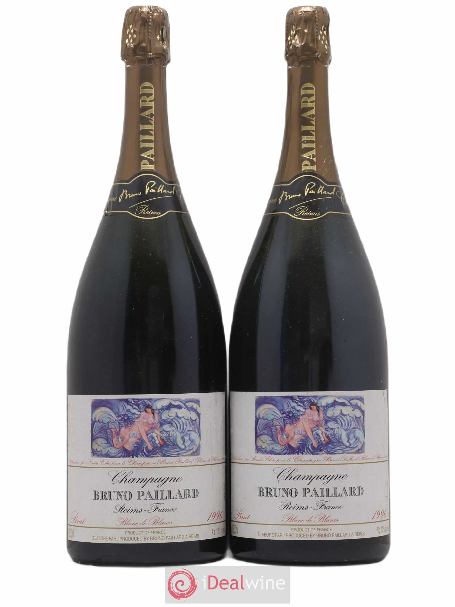 Brut Millésime Bruno Paillard Blanc de Blancs 1996 - Lot de 2 magnums - 0