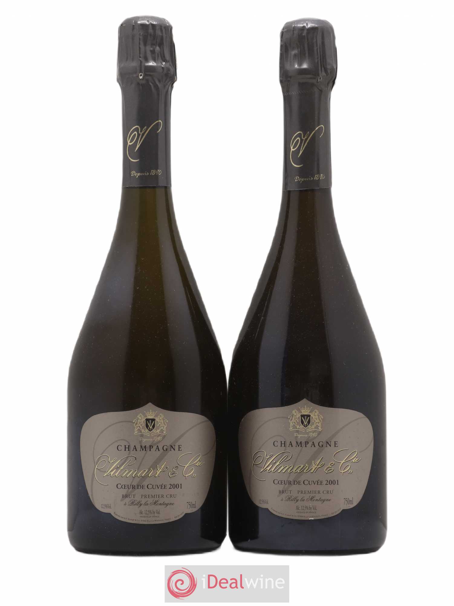 Champagne 2001 - Posten von 2 Flaschen - 0