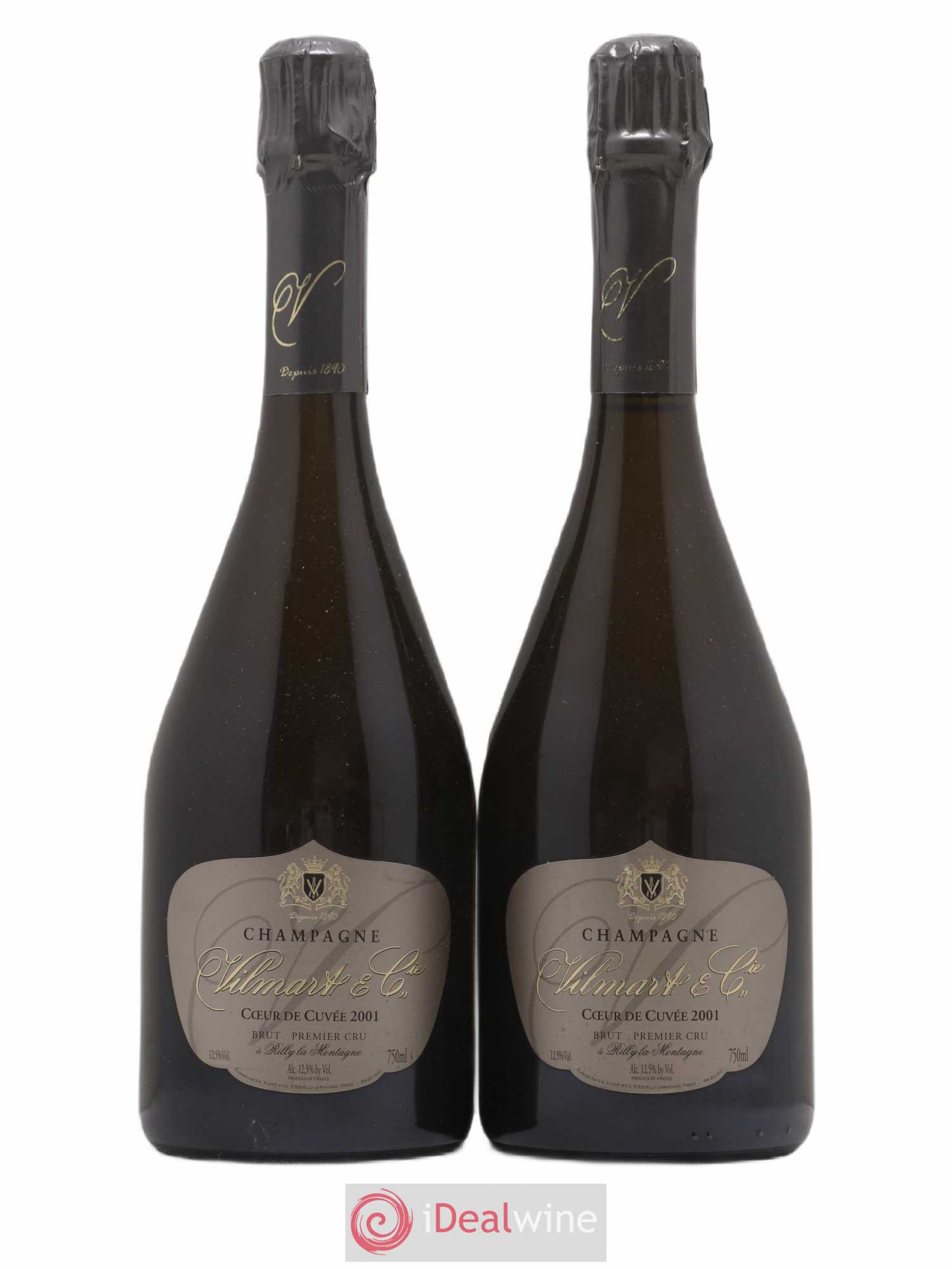 Champagne 2001 - Posten von 2 Flaschen - 0