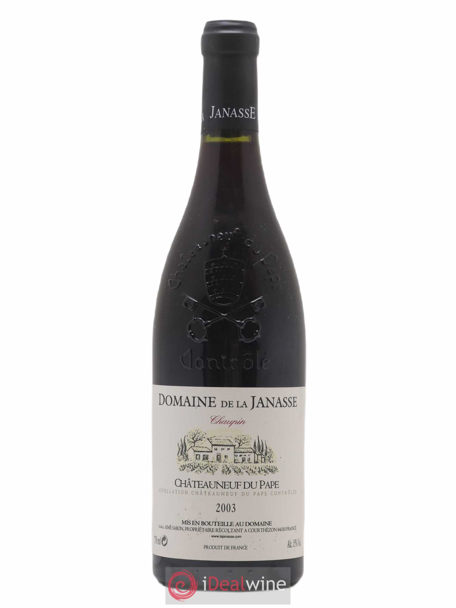 Châteauneuf-du-Pape Cuvée Chaupin La Janasse (Domaine de) 2003 - Lot de 1 bouteille - 0