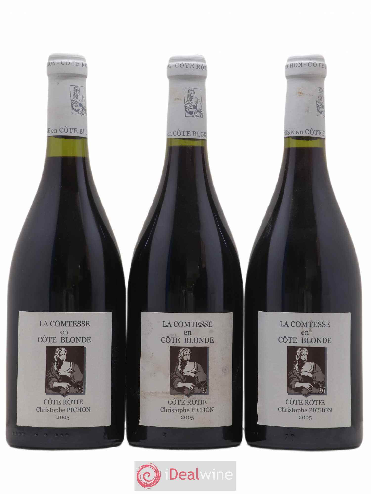Côte-Rôtie La Comtesse en Côte Blonde Christophe Pichon (Domaine) 2005 - Lot de 3 bouteilles - 0