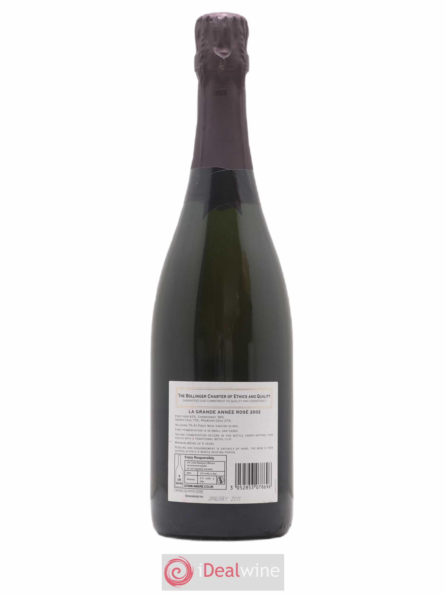 Grande Année Brut Bollinger 2002 - Lot de 1 bouteille - 1