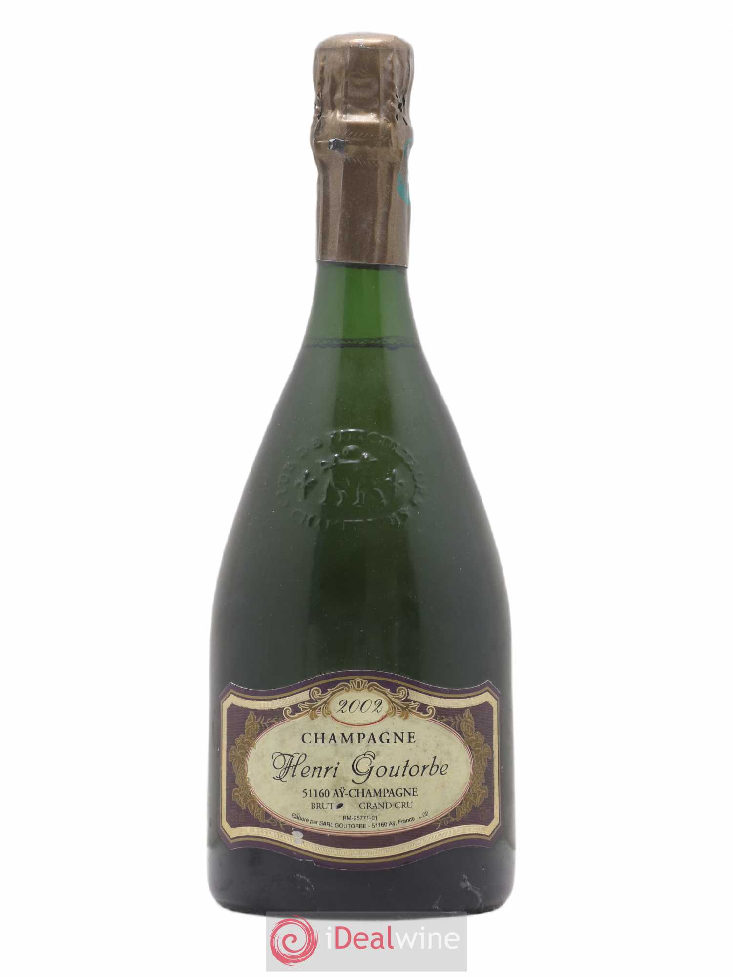 Champagne Henri Goutorbe 2002 - Posten von 1 Flasche - 0
