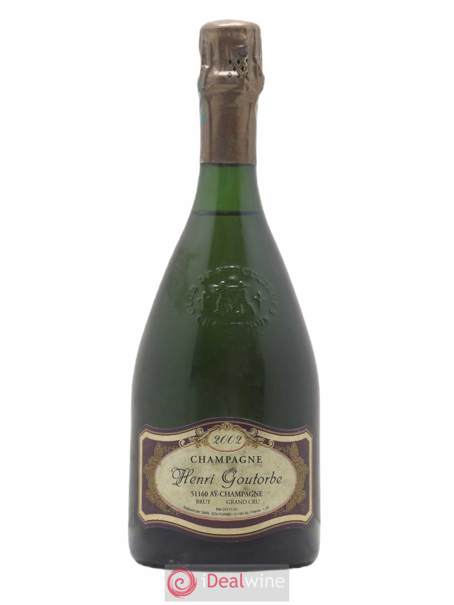 Champagne Henri Goutorbe 2002 - Posten von 1 Flasche - 0