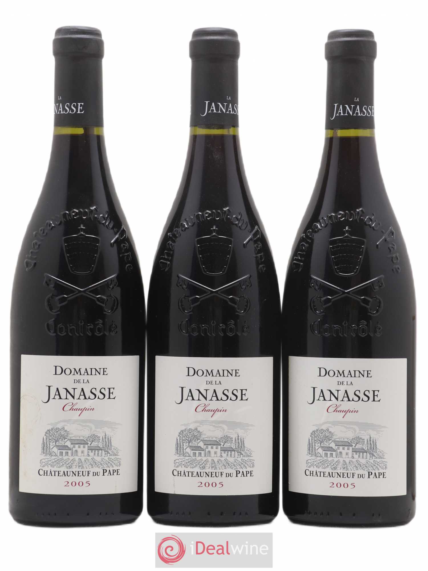 Châteauneuf-du-Pape Cuvée Chaupin La Janasse (Domaine de) 2005 - Lot de 3 bouteilles - 0