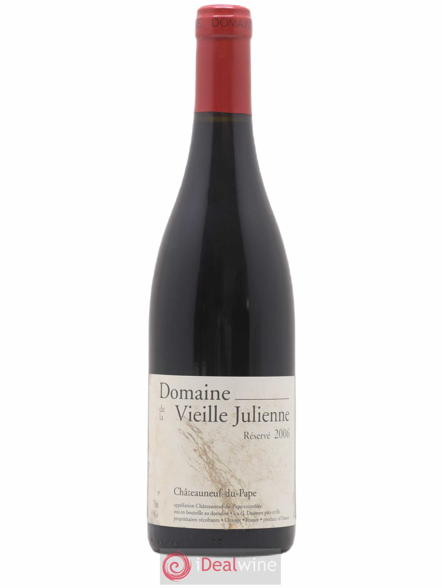 Châteauneuf-du-Pape Vieille Julienne (Domaine de la) Réservé Jean-Paul Daumen 2006 - Lot de 1 bouteille - 0