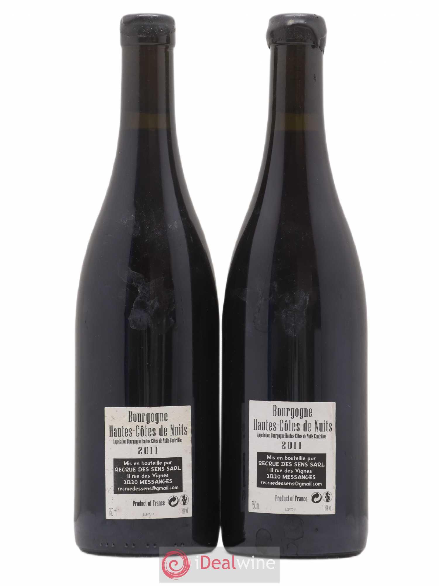 Hautes-Côtes de Nuits Les Grands Ponts Yann Durieux 2011 - Posten von 2 Flaschen - 1