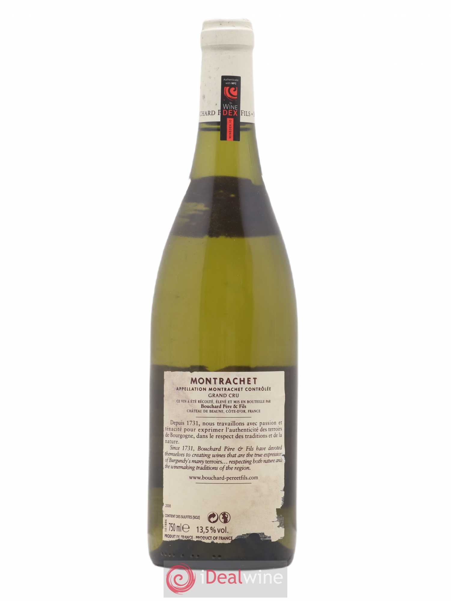 Montrachet Grand Cru Bouchard Père & Fils 2008 - Lot de 1 bouteille - 1