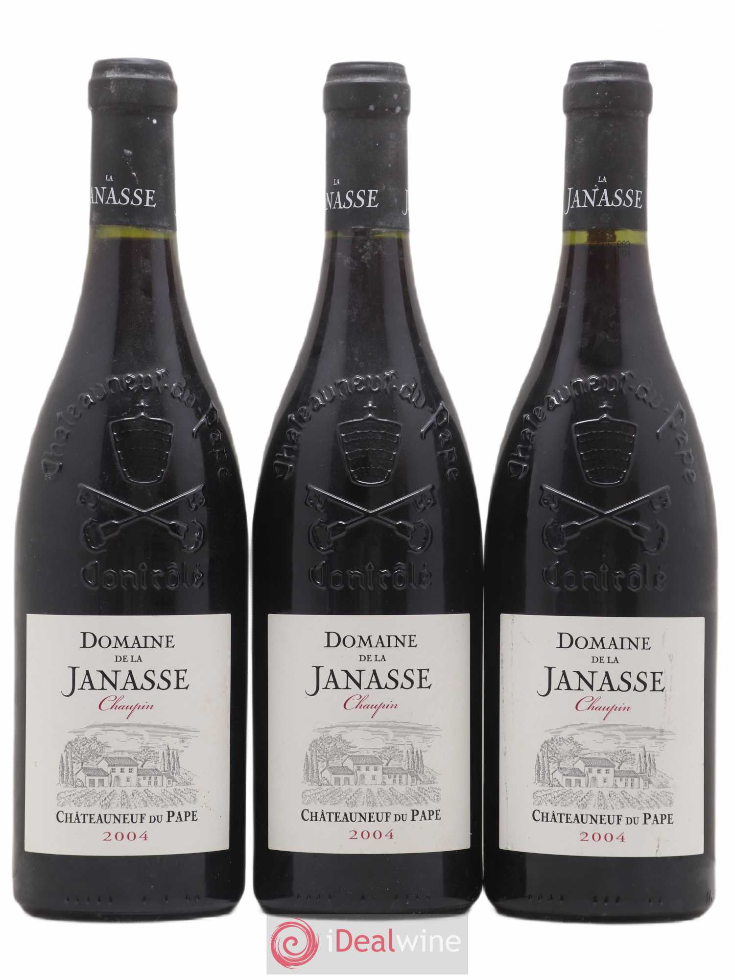 Châteauneuf-du-Pape Cuvée Chaupin La Janasse (Domaine de) 2004 - Lot de 3 bouteilles - 0