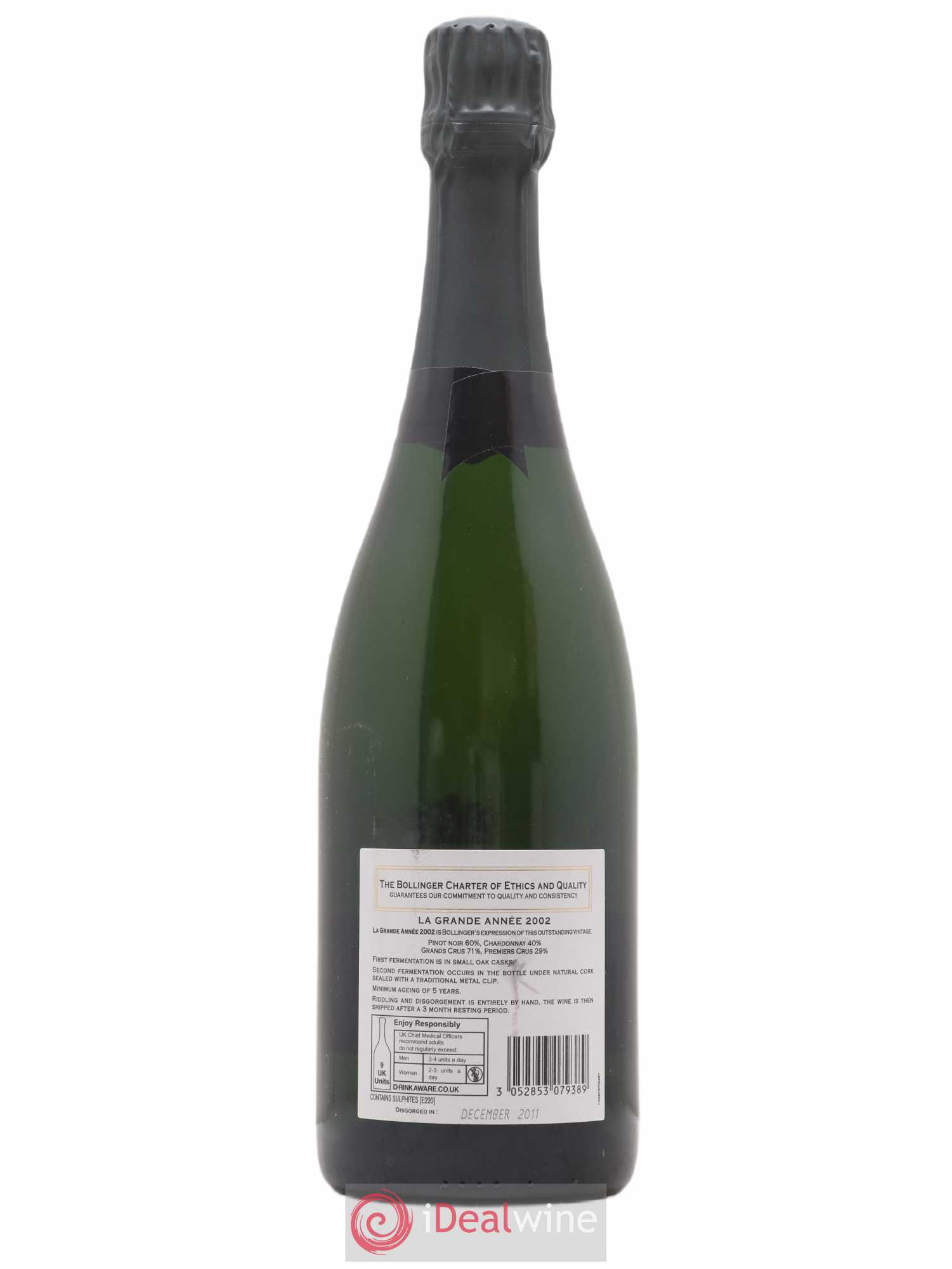 La Grande Année Brut Bollinger 2002 - Lot de 1 bouteille - 1