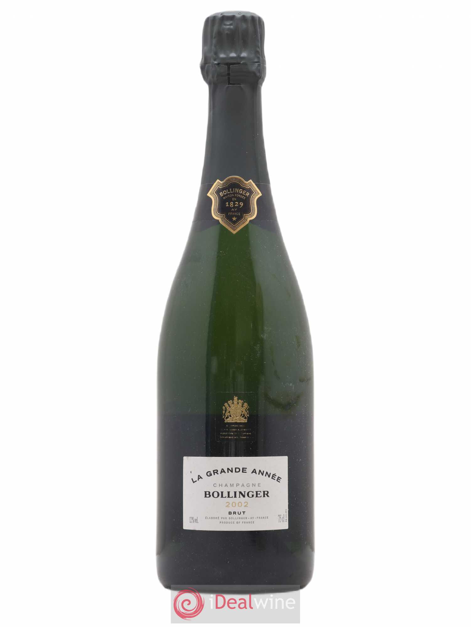La Grande Année Brut Bollinger 2002 - Lot de 1 bouteille - 0