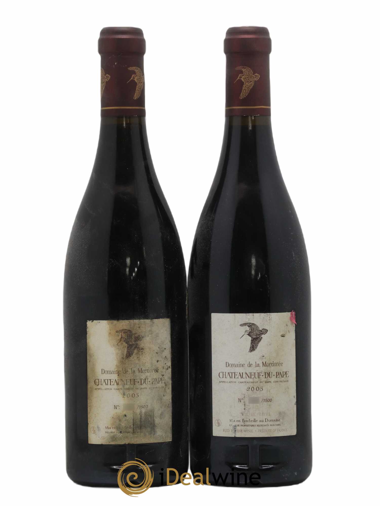 Châteauneuf-du-Pape La Plume du Peintre La Mordorée (Domaine de) 2005 - Lot de 2 bouteilles - 1