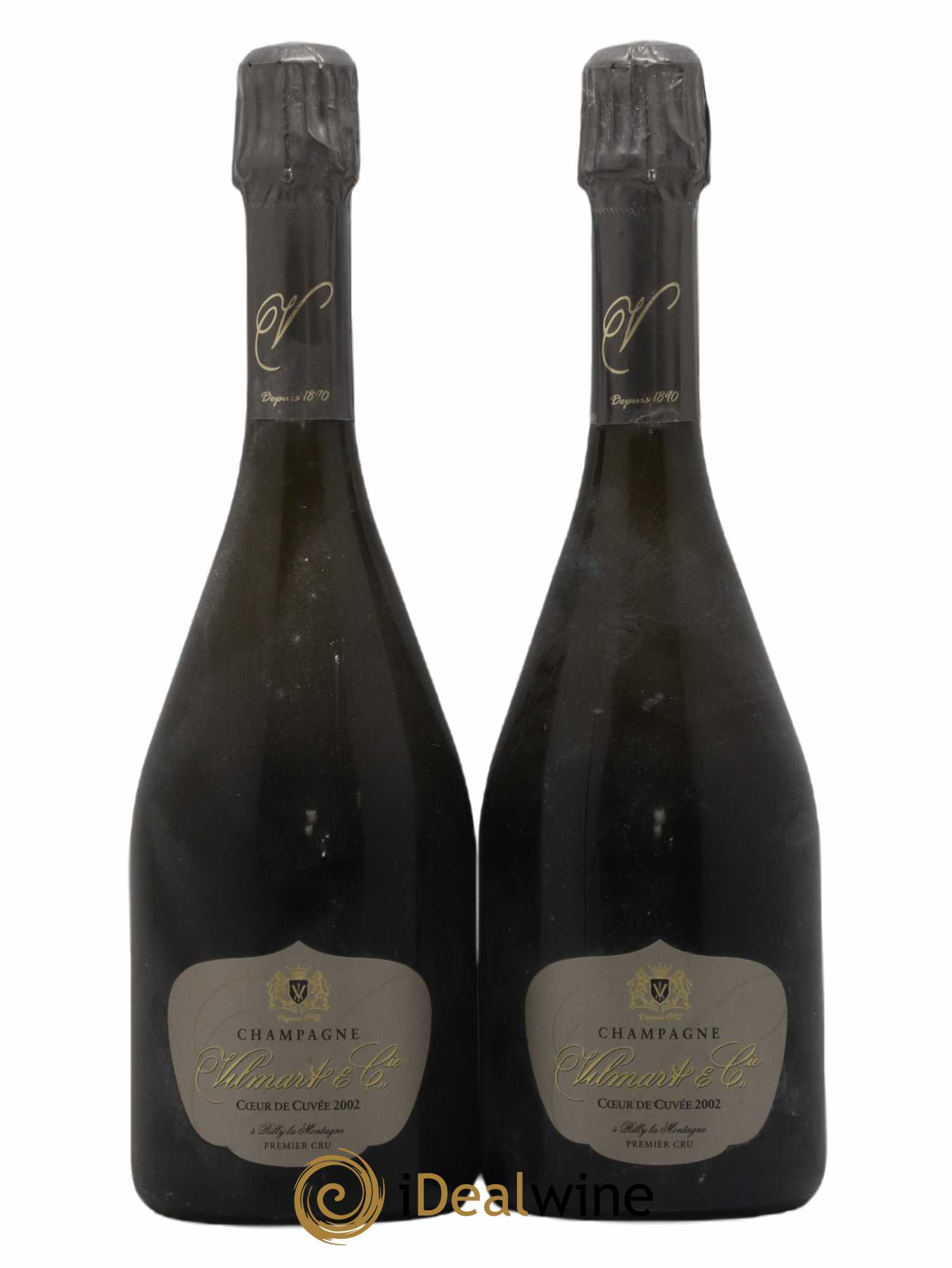 Champagne Brut Premier Cru Vilmart Coeur de cuvée 2002 - Lot de 2 bouteilles - 0