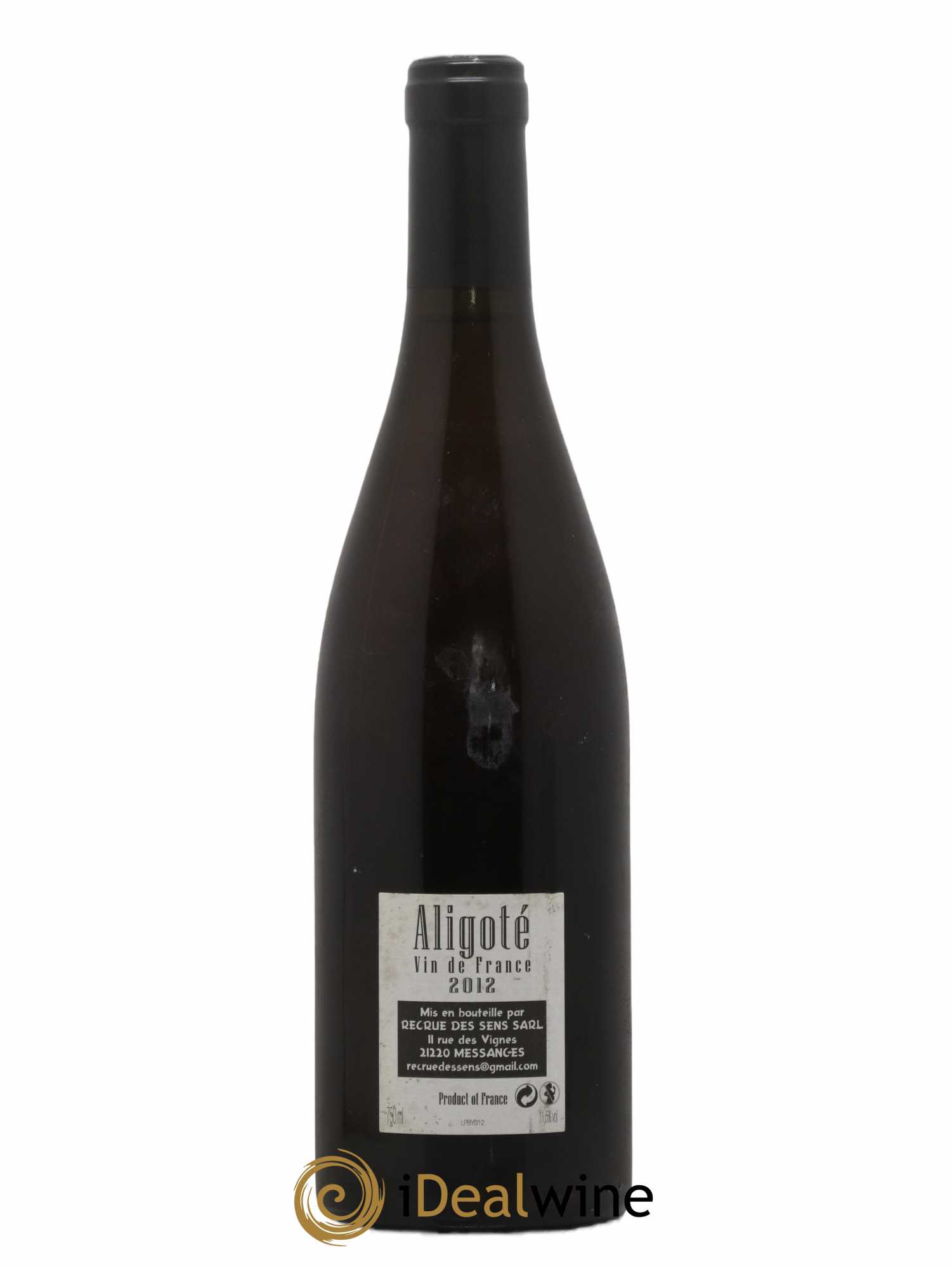 Vin de France Les Ponts Yann Durieux - Recrue des Sens 2012 - Lot de 1 bouteille - 1